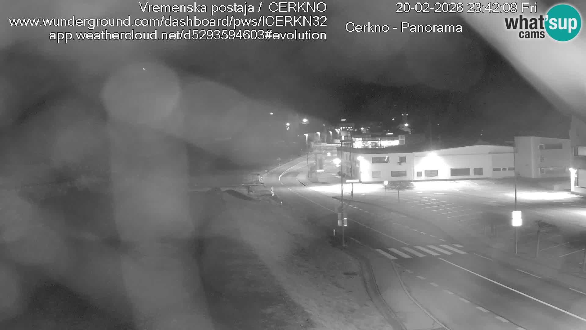 Cerkno entrada a la ciudad Webcam en vivo