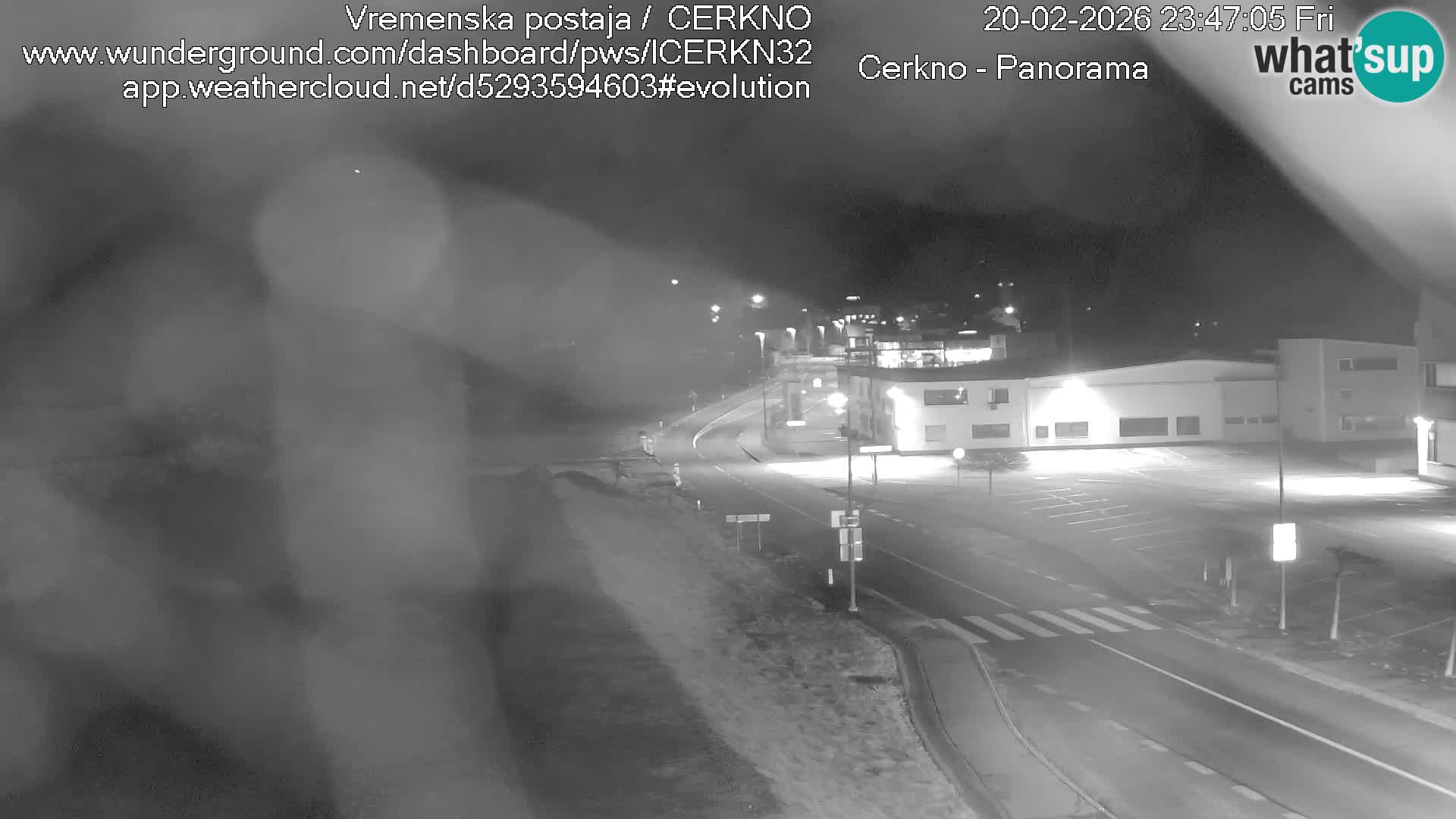 Webcam en direct – Entrée de la ville de Cerkno