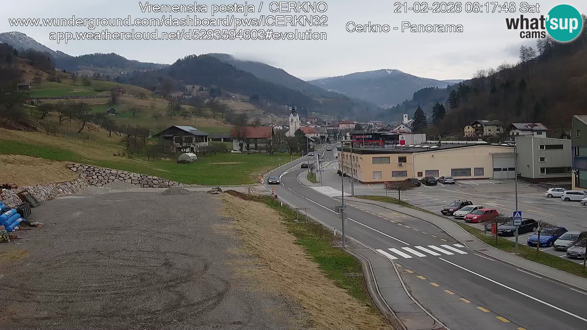 Webcam Ingresso Città di Cerkno