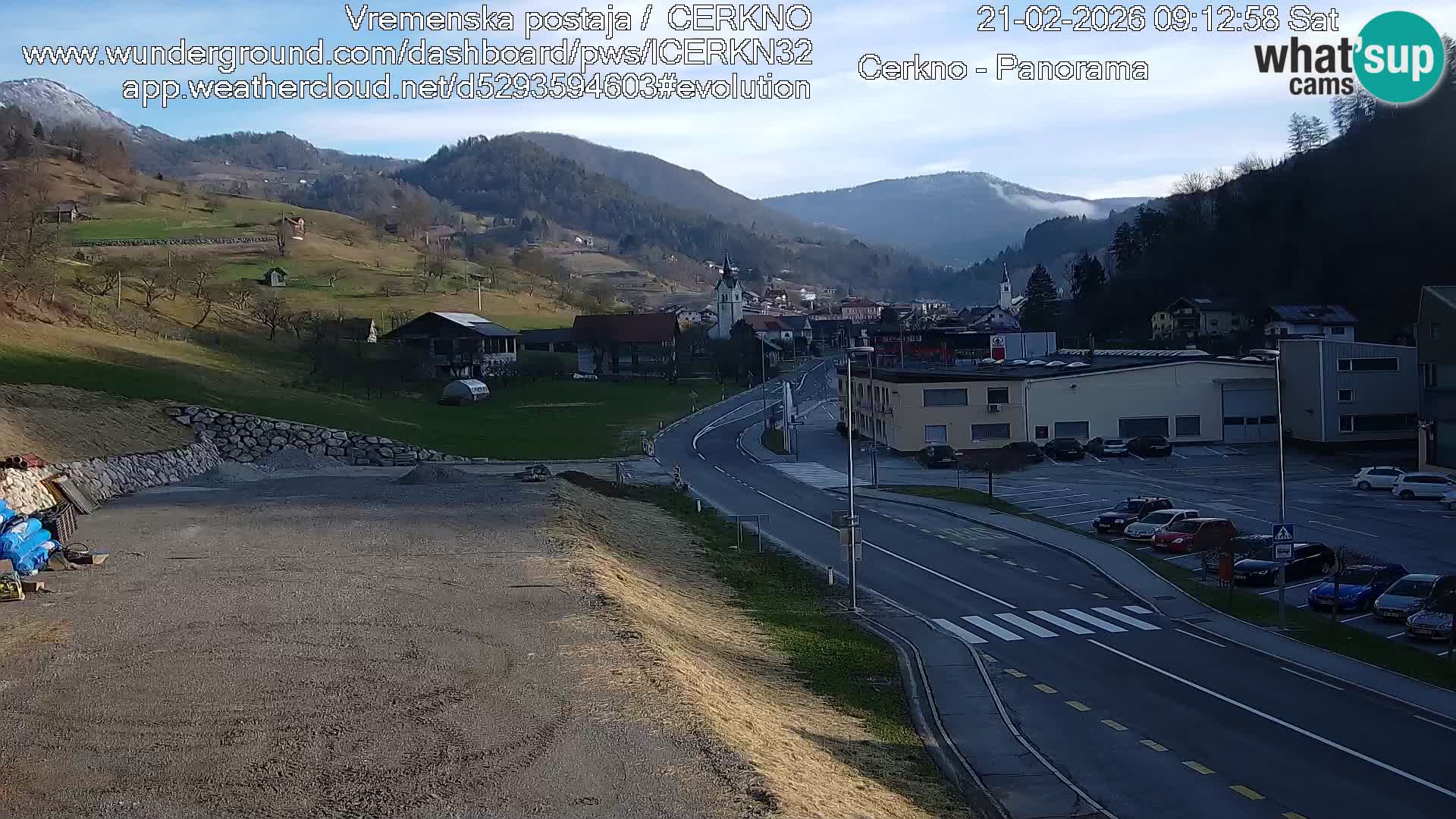 Cerkno Stadteingang Live-Webcam