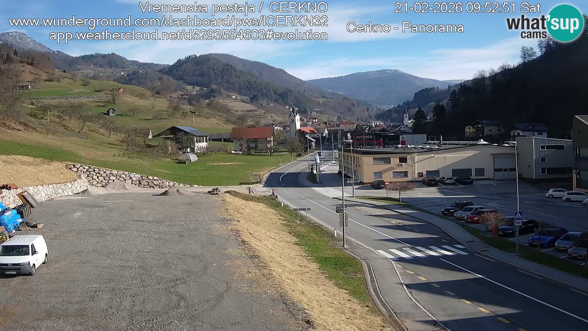Webcam Ingresso Città di Cerkno