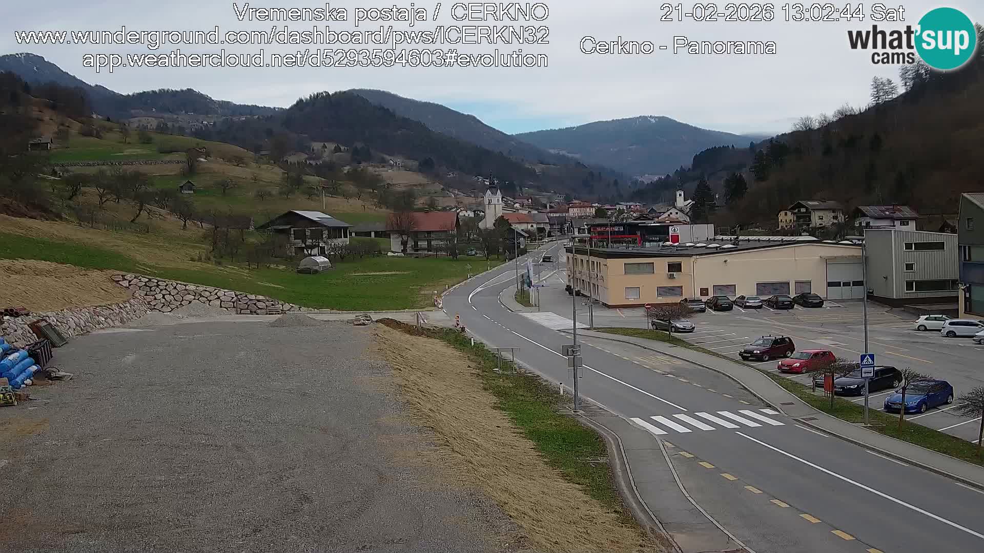 Cerkno Stadteingang Live-Webcam