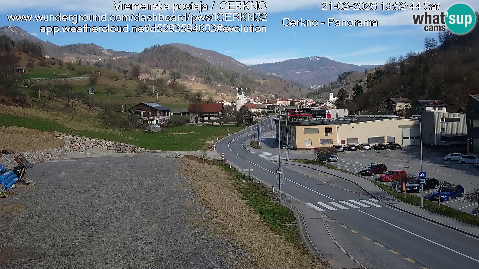 Webcam Ingresso Città di Cerkno