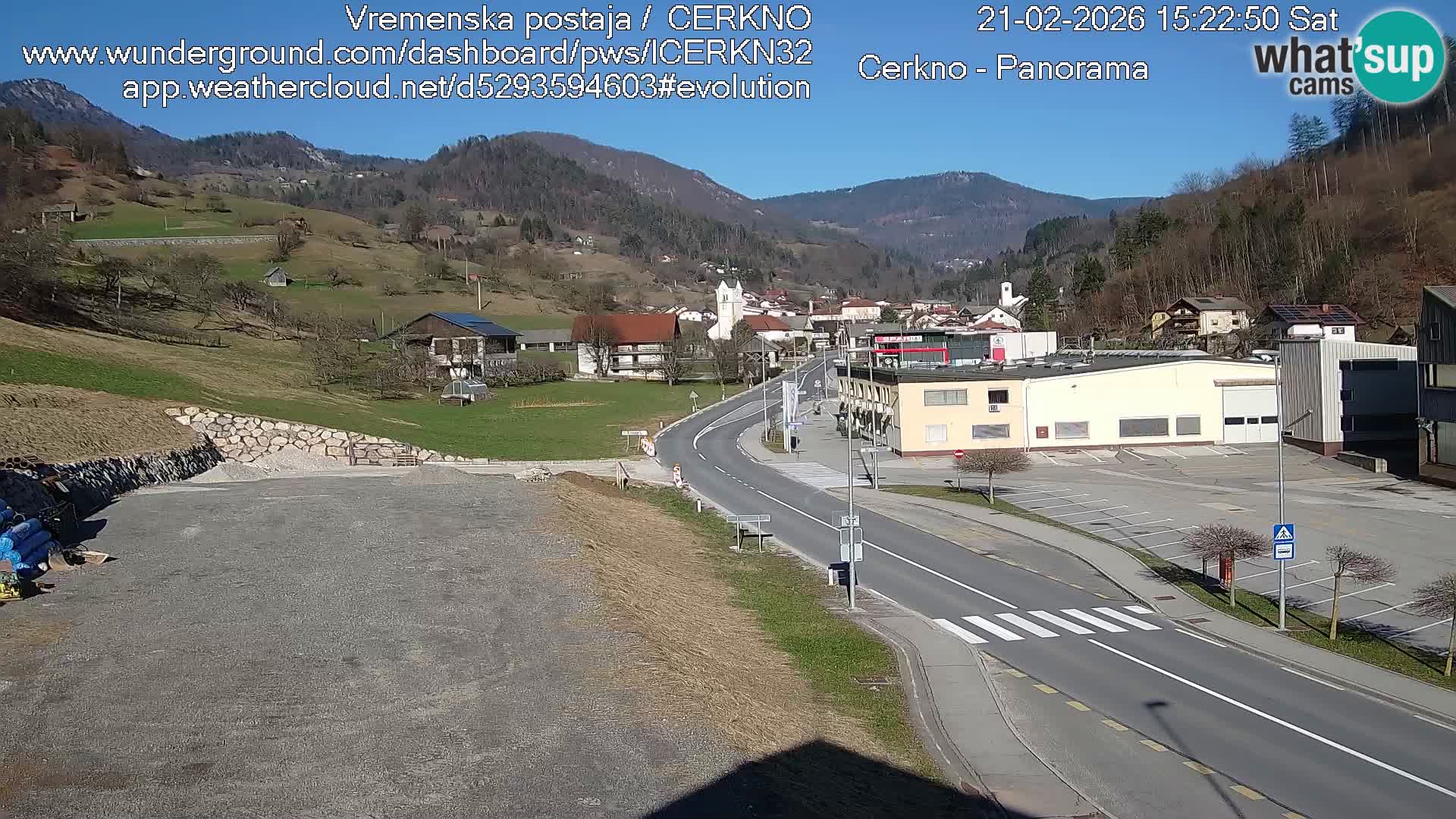 Cerkno Stadteingang Live-Webcam