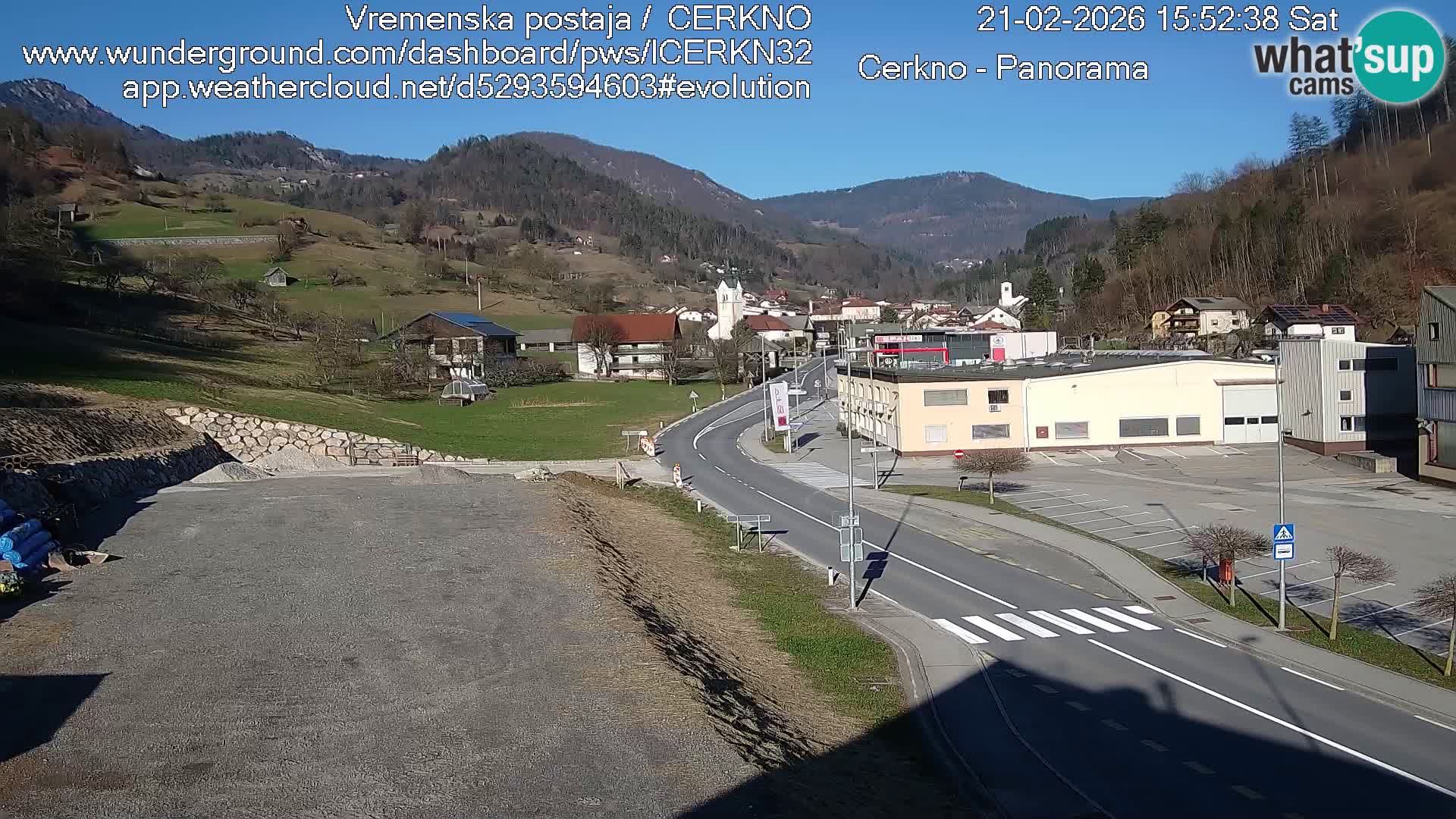 Webcam Ingresso Città di Cerkno