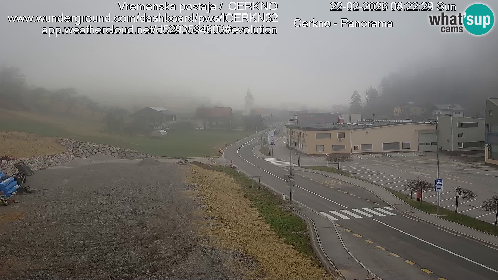 Cerkno ulaz u grad – Kamera uživo