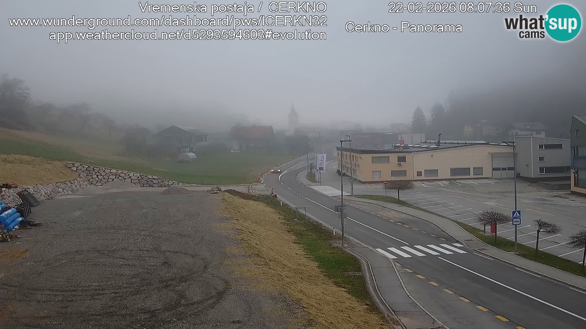 Cerkno ulaz u grad – Kamera uživo