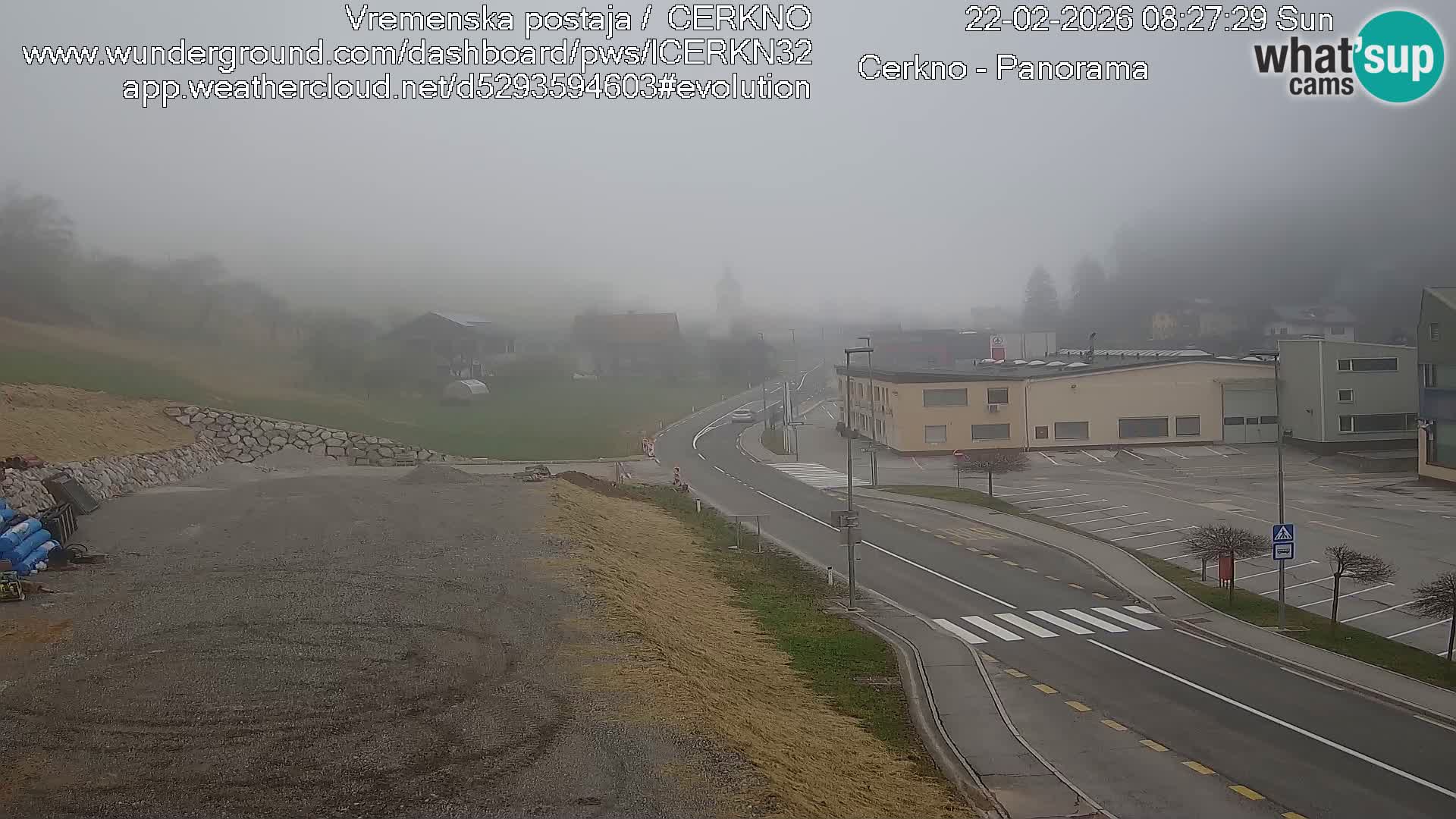 Cerkno ulaz u grad – Kamera uživo