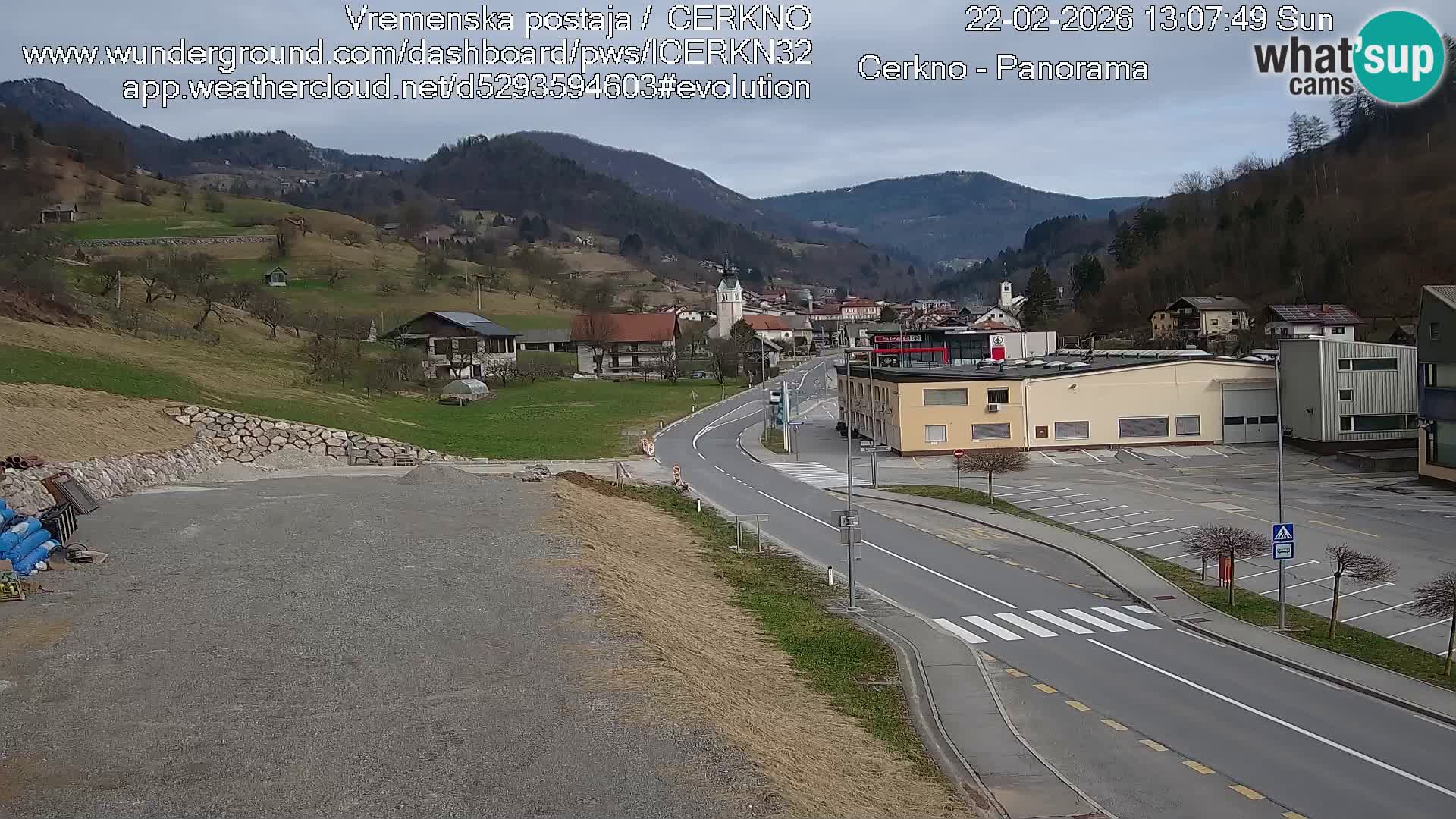 Webcam Ingresso Città di Cerkno