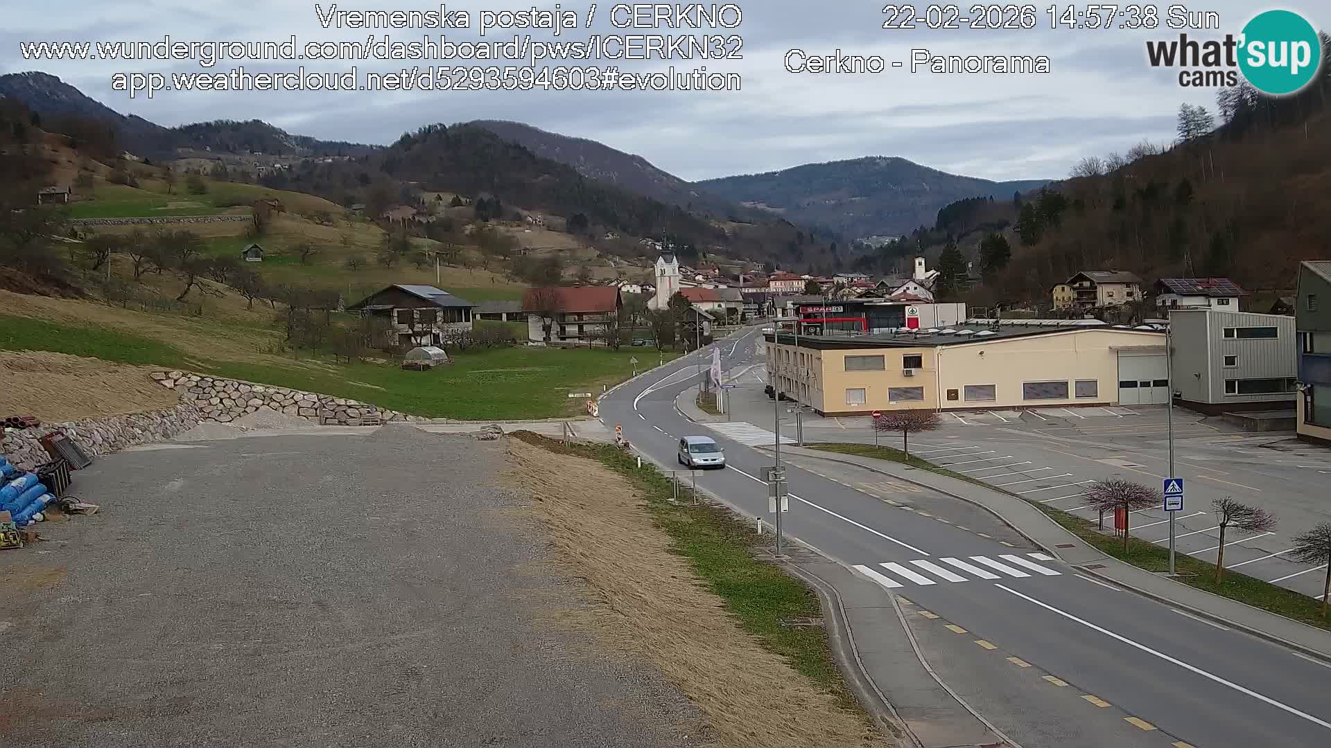 Cerkno Stadteingang Live-Webcam