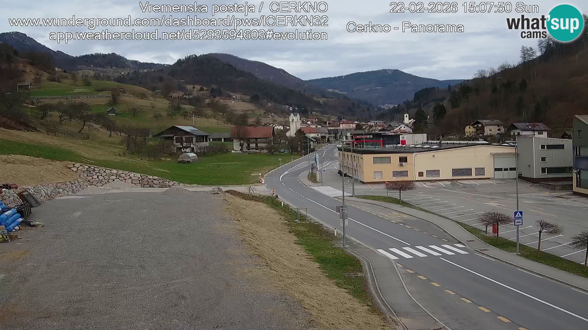 Cerkno Stadteingang Live-Webcam