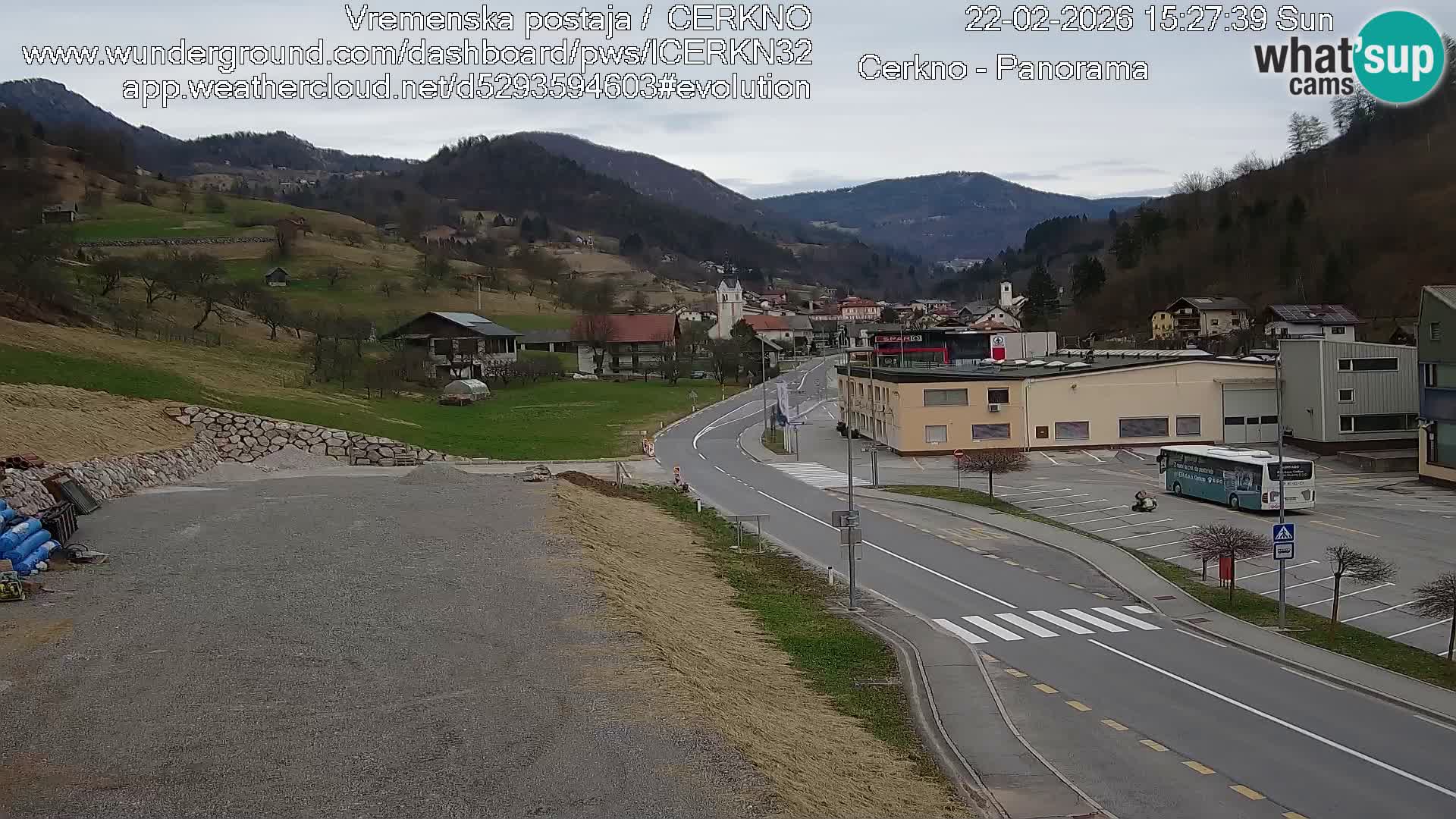 Cerkno ulaz u grad – Kamera uživo