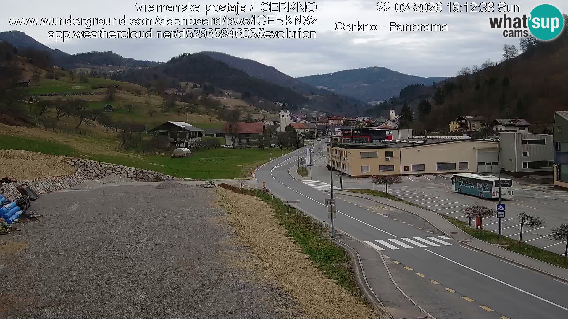 Cerkno Stadteingang Live-Webcam