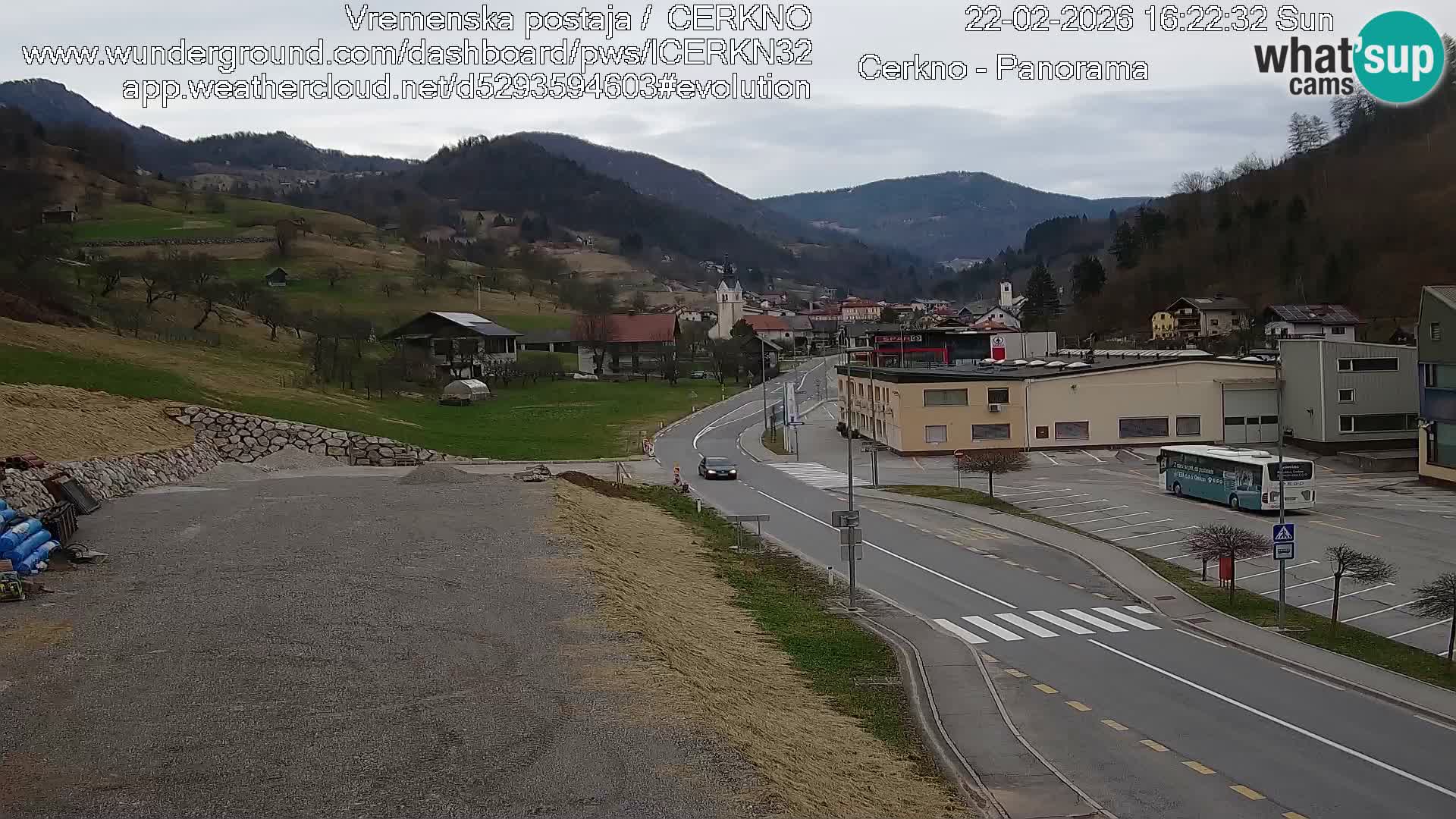 Webcam Ingresso Città di Cerkno