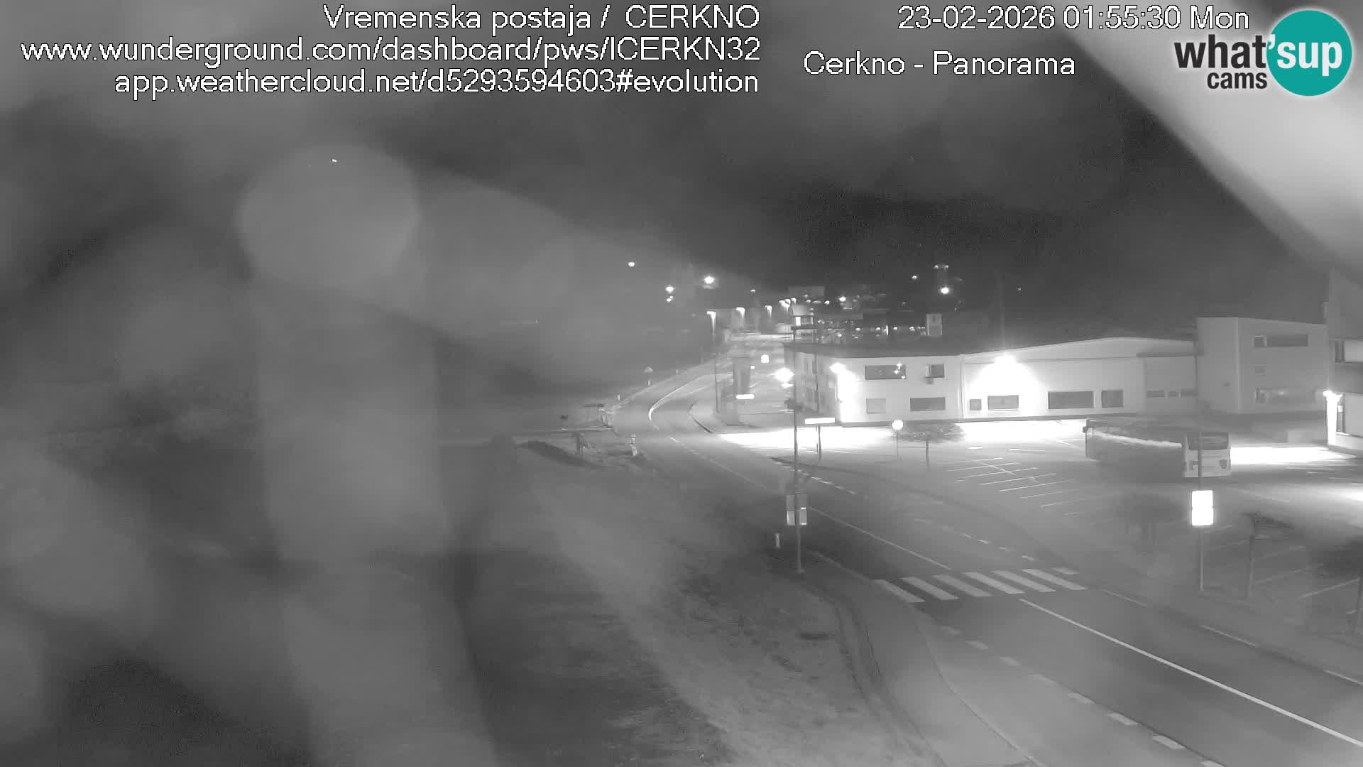 Cerkno city entrance Live Webcam
