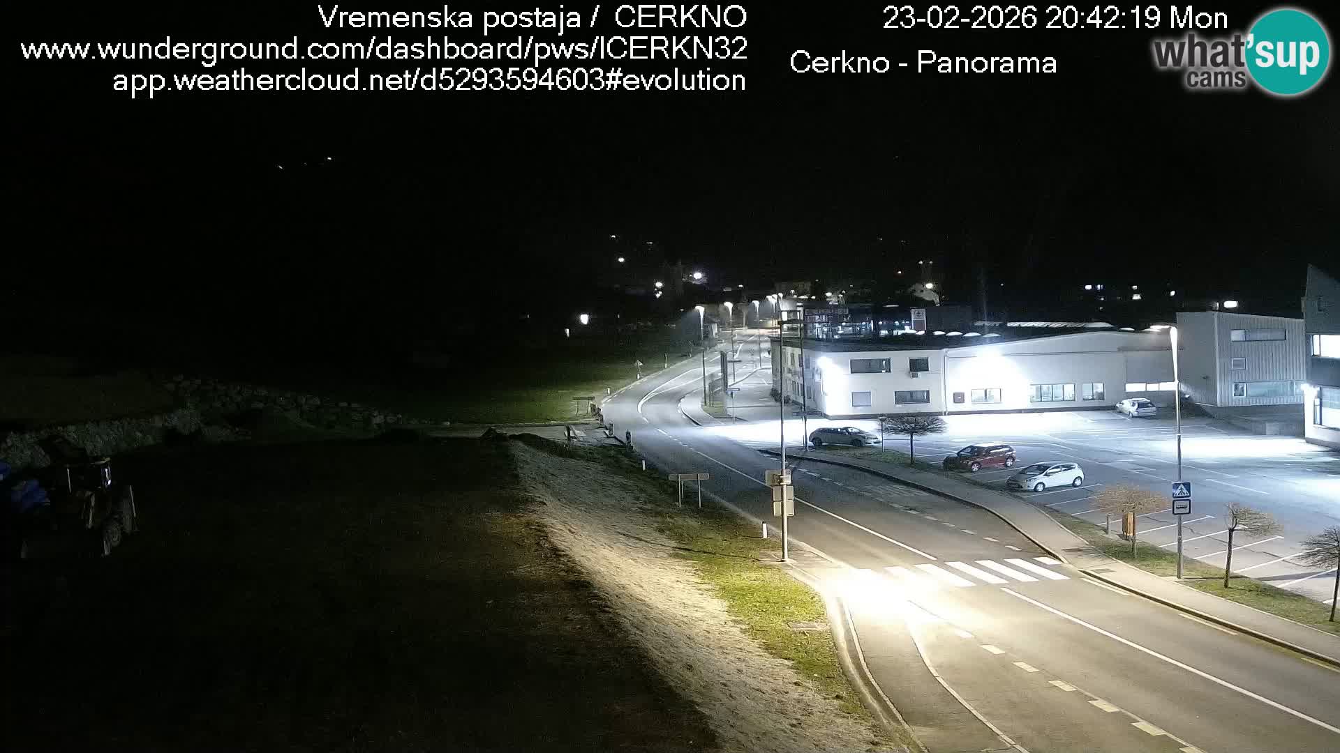 Cerkno ulaz u grad – Kamera uživo