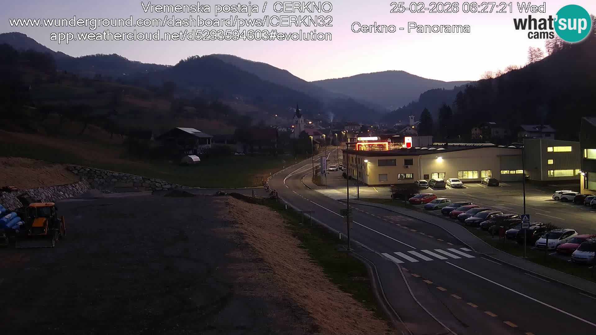 Cerkno ulaz u grad – Kamera uživo