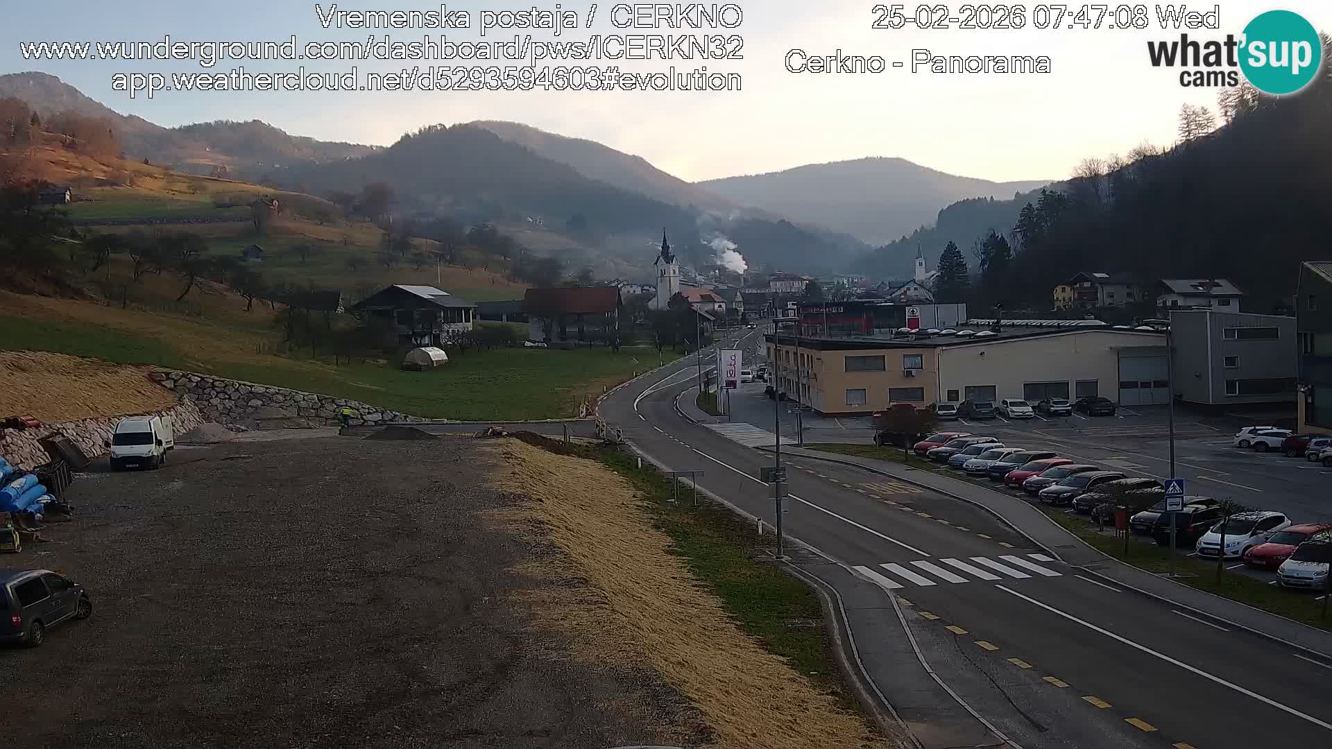 Cerkno Stadteingang Live-Webcam