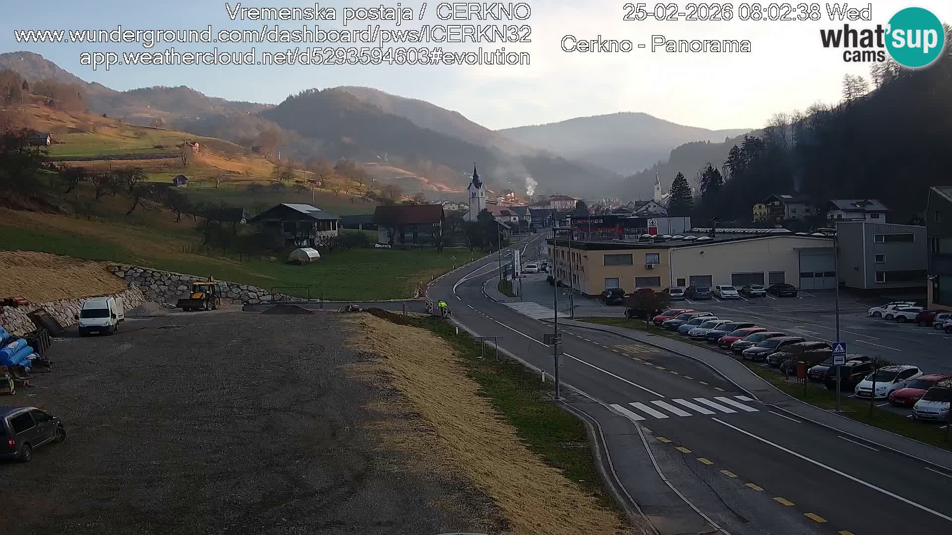 Cerkno ulaz u grad – Kamera uživo