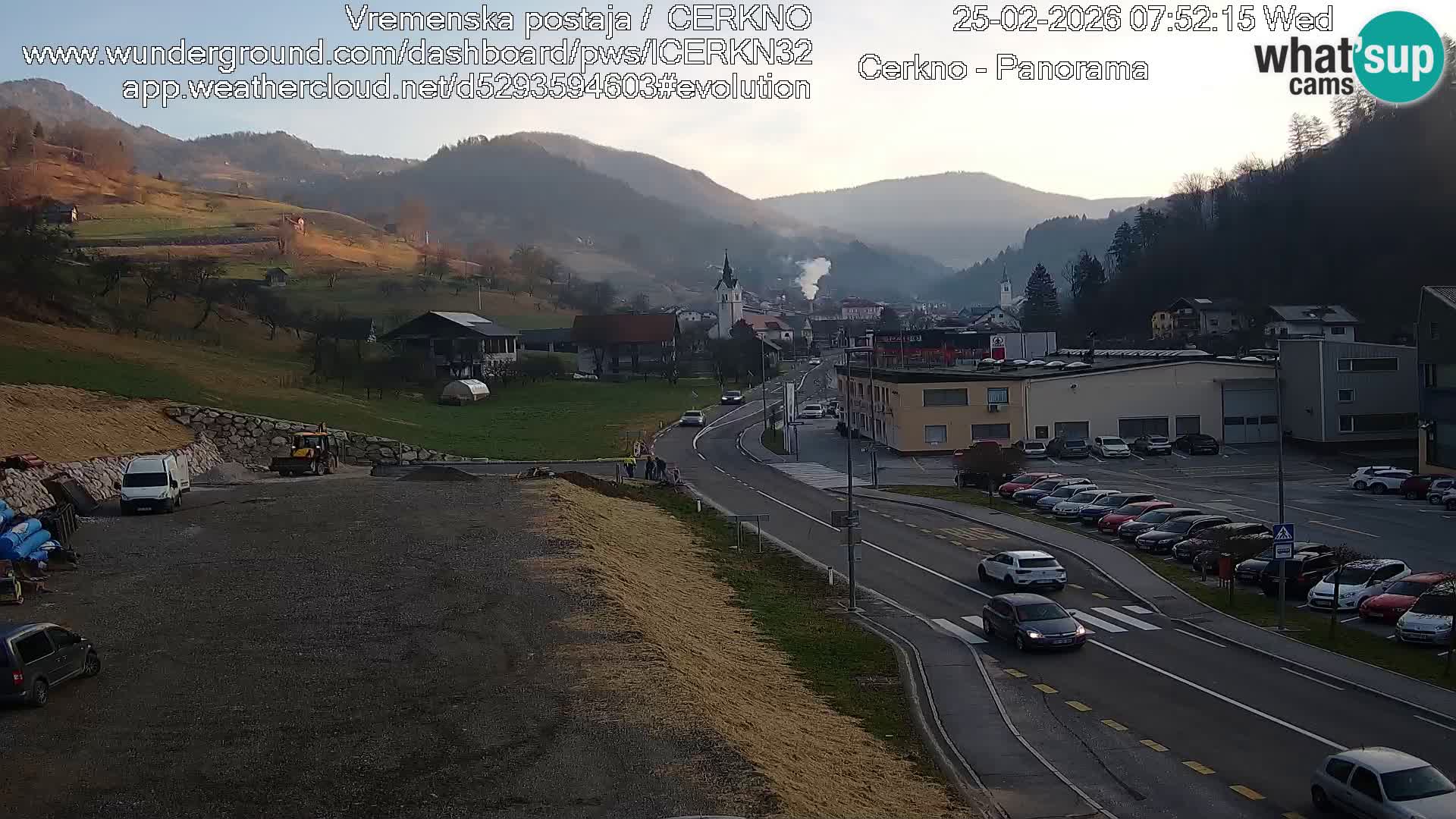 Cerkno ulaz u grad – Kamera uživo