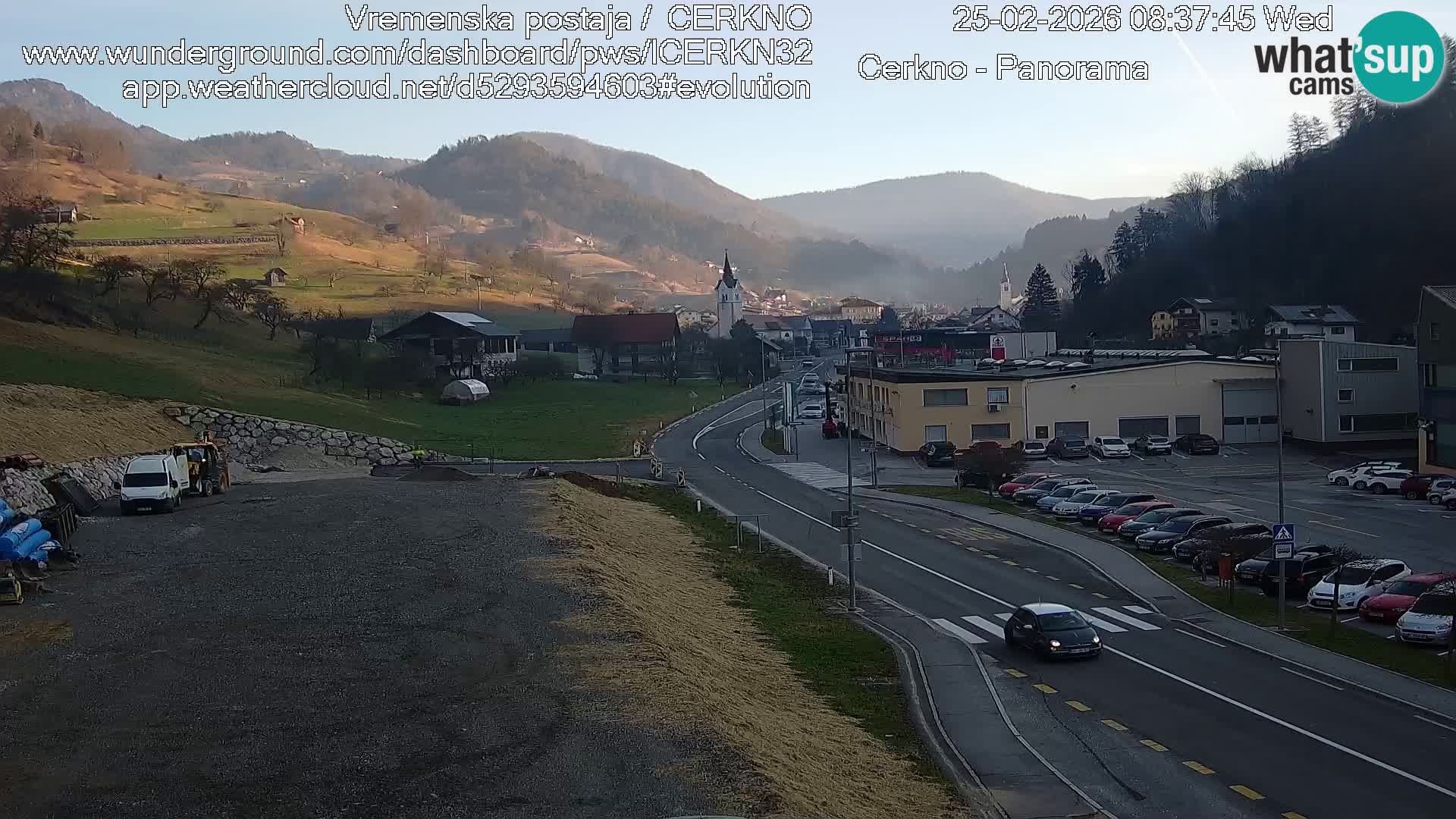 Cerkno Stadteingang Live-Webcam