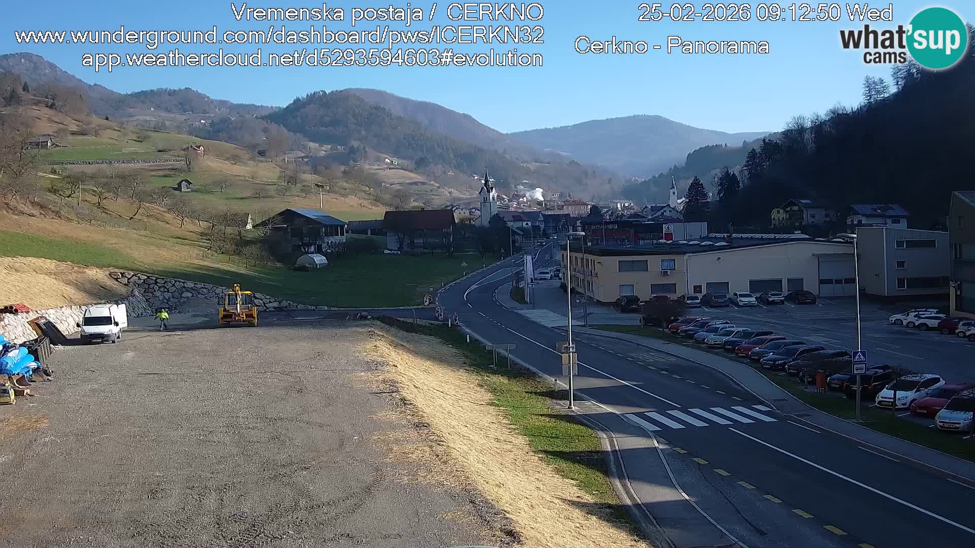 Cerkno Stadteingang Live-Webcam