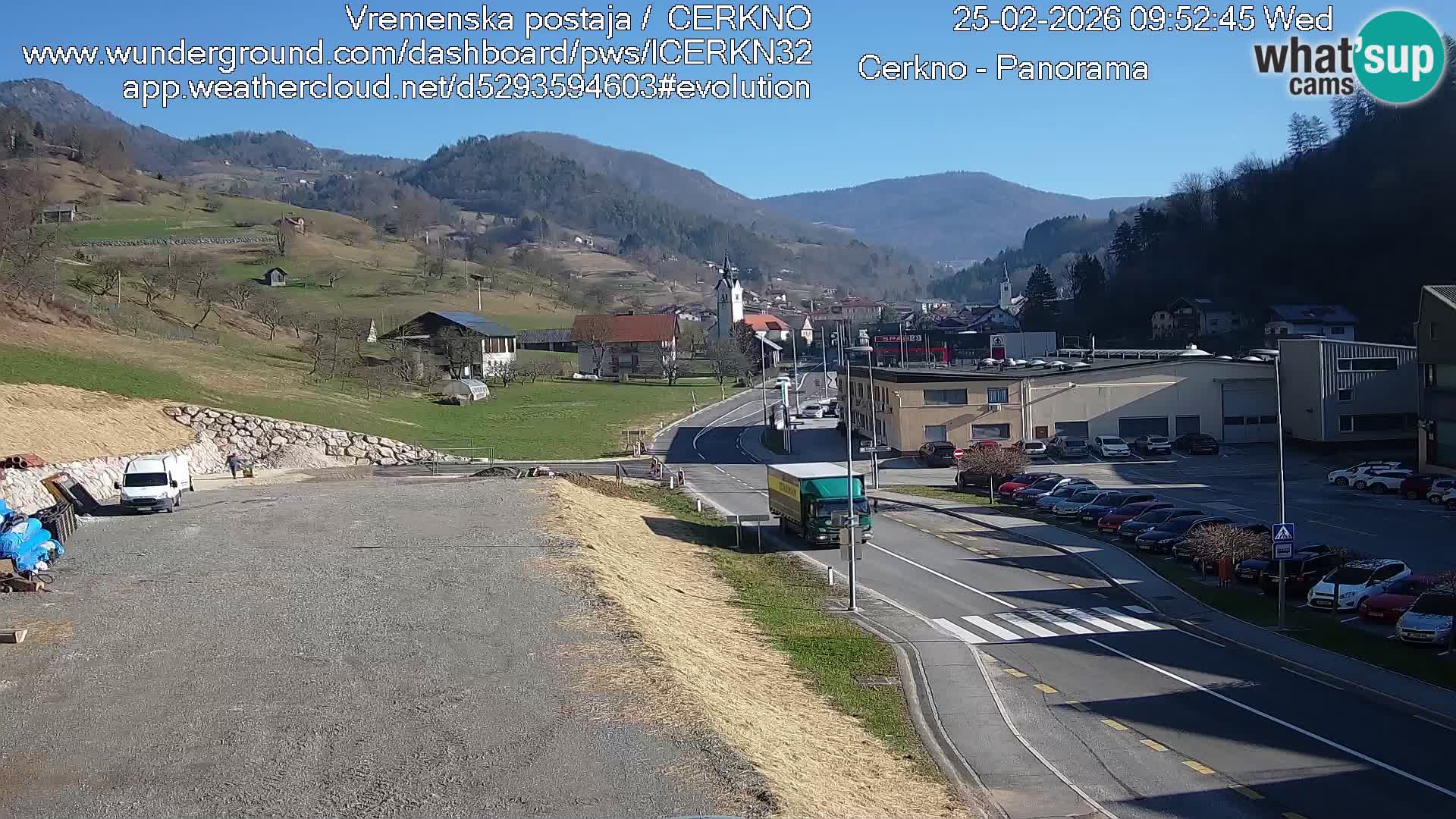 Cerkno Stadteingang Live-Webcam