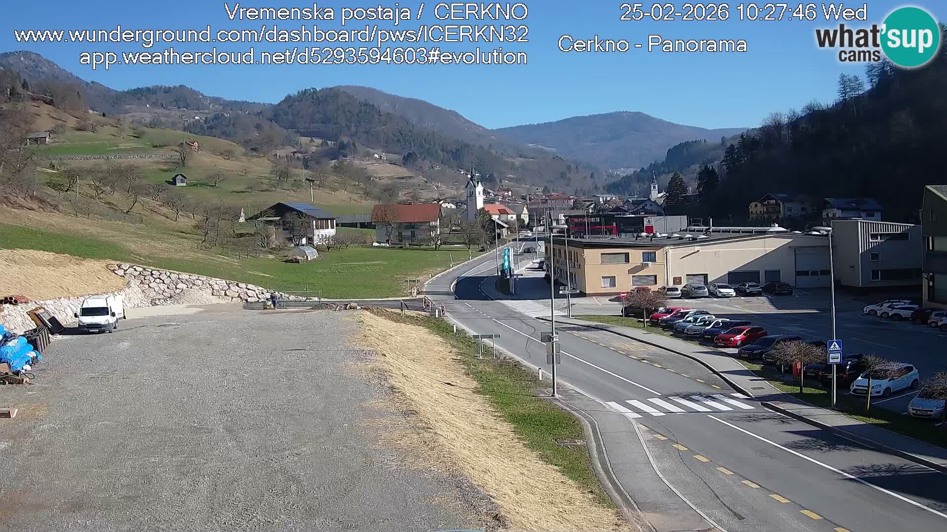 Cerkno Stadteingang Live-Webcam