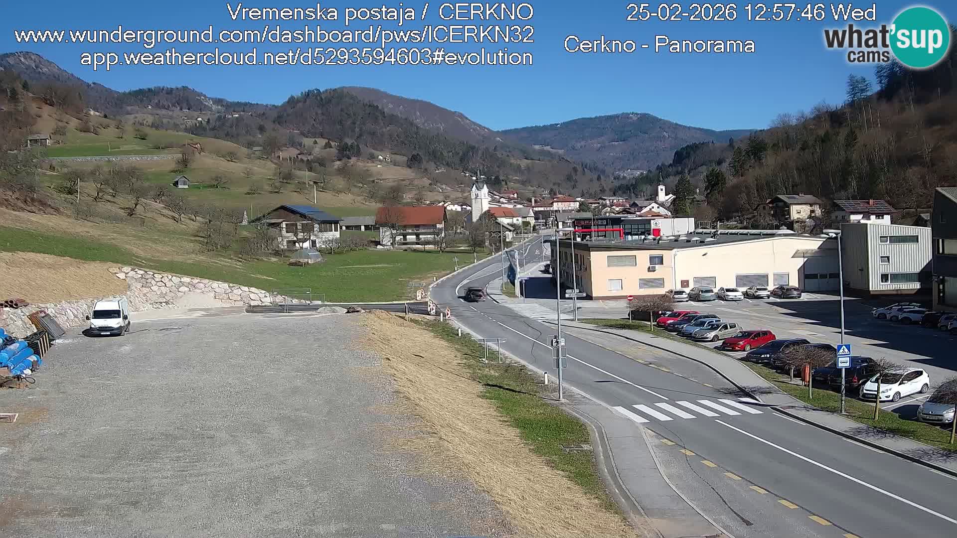 Webcam Ingresso Città di Cerkno