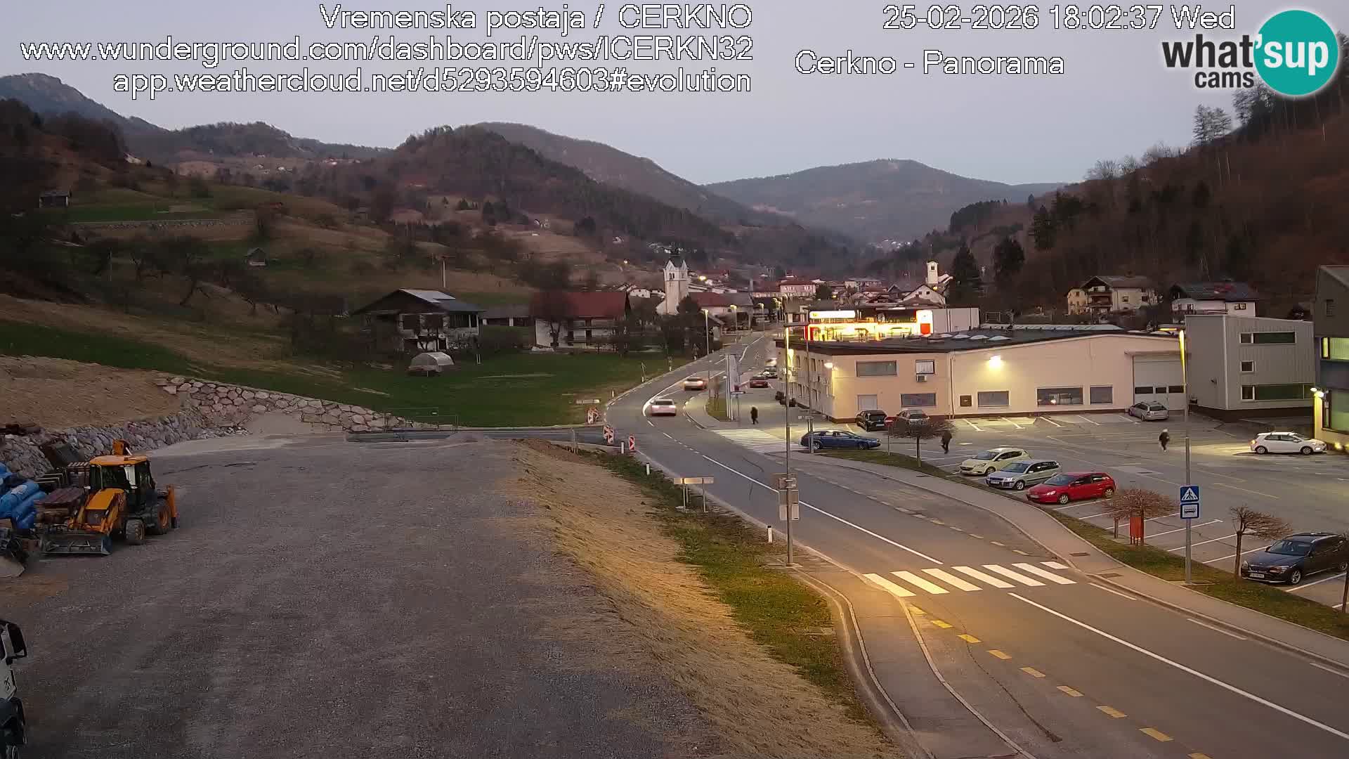 Cerkno ulaz u grad – Kamera uživo