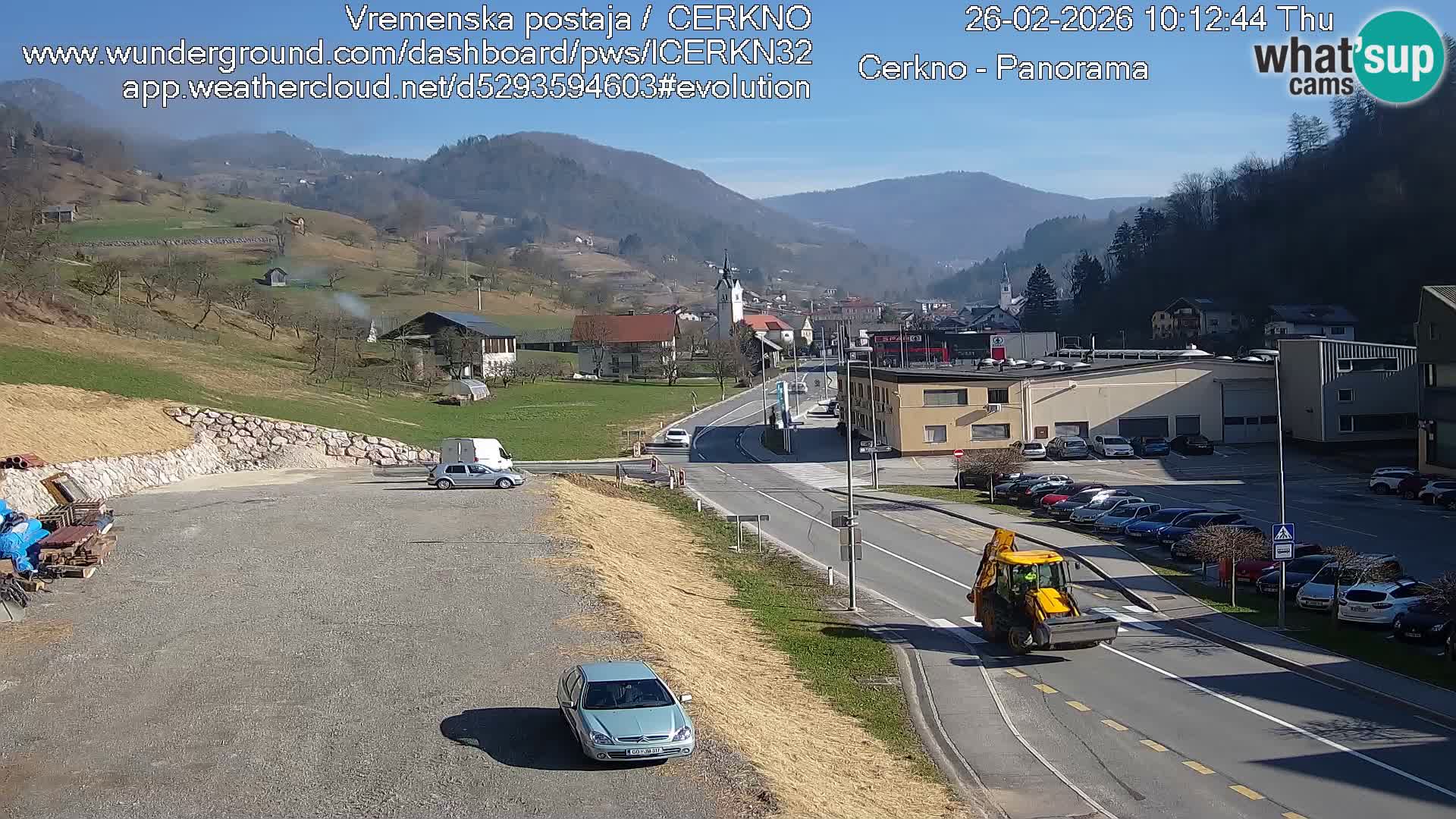 Cerkno Stadteingang Live-Webcam