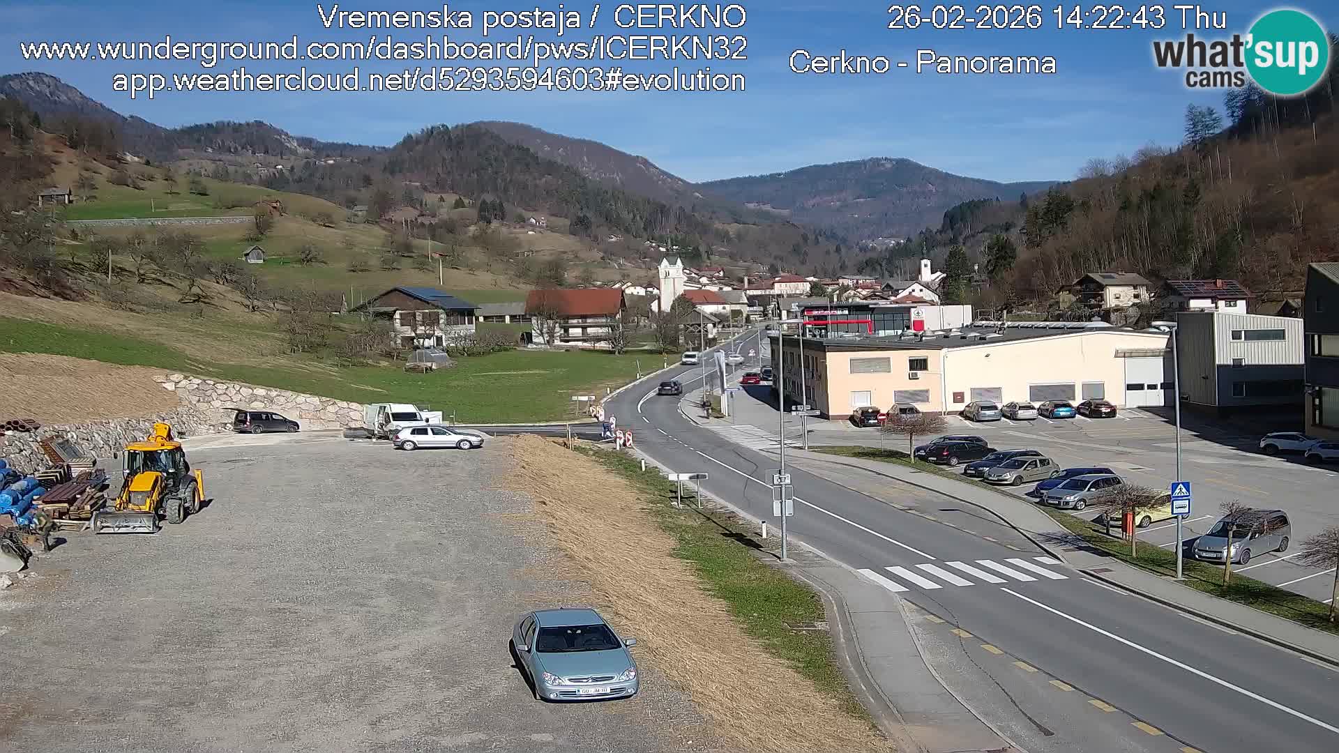 Cerkno Stadteingang Live-Webcam