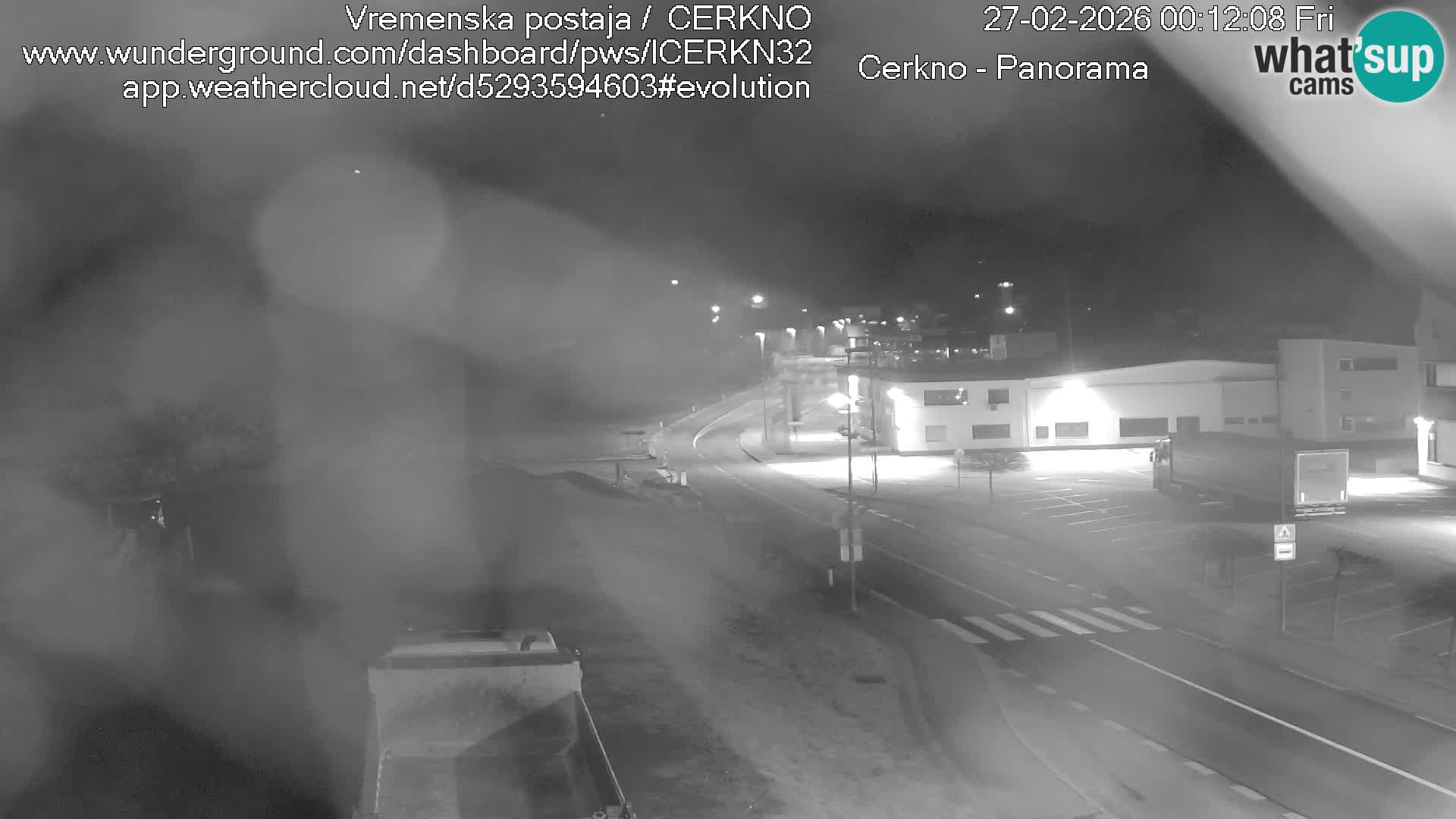Cerkno entrada a la ciudad Webcam en vivo