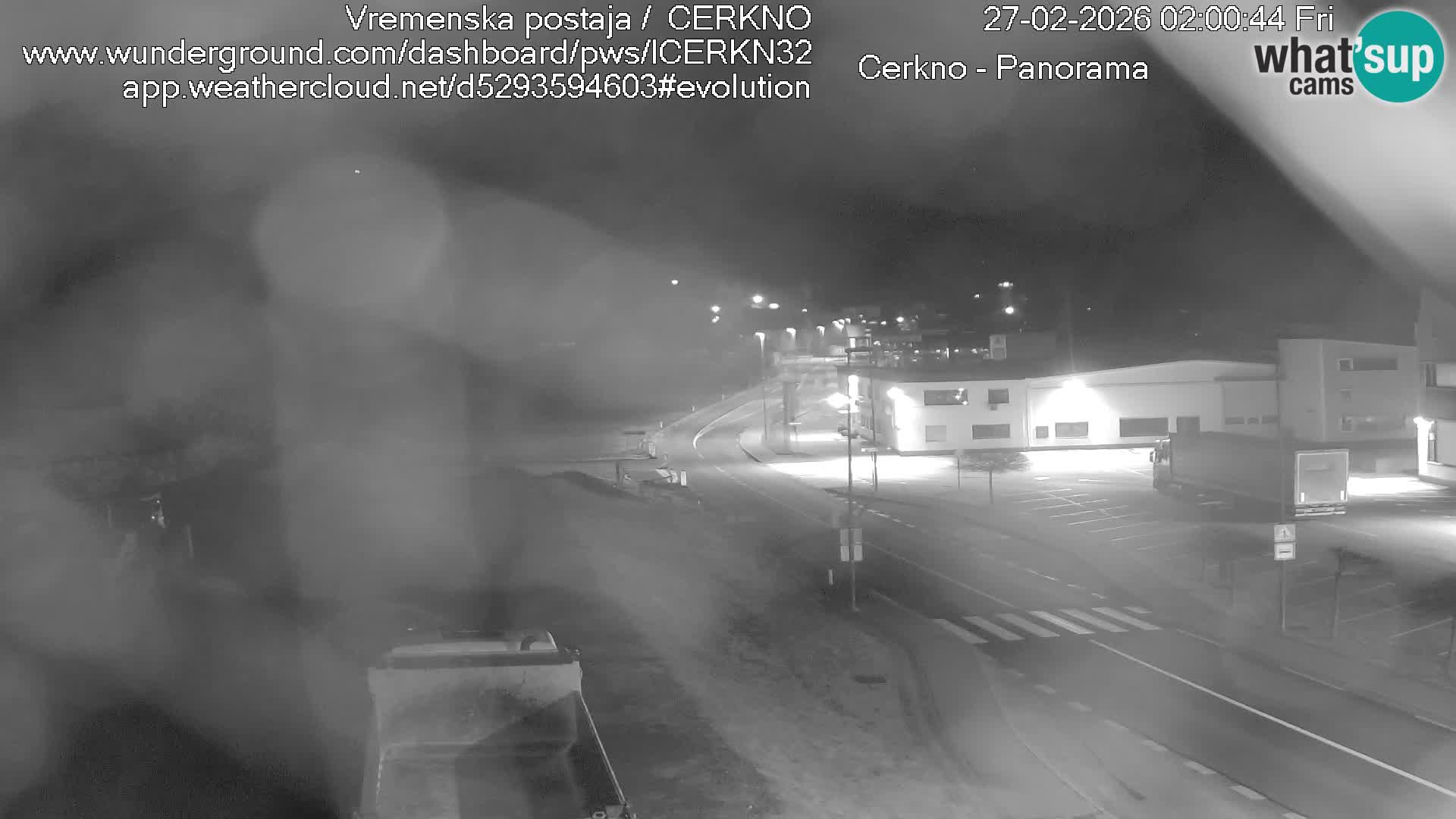 Cerkno city entrance Live Webcam