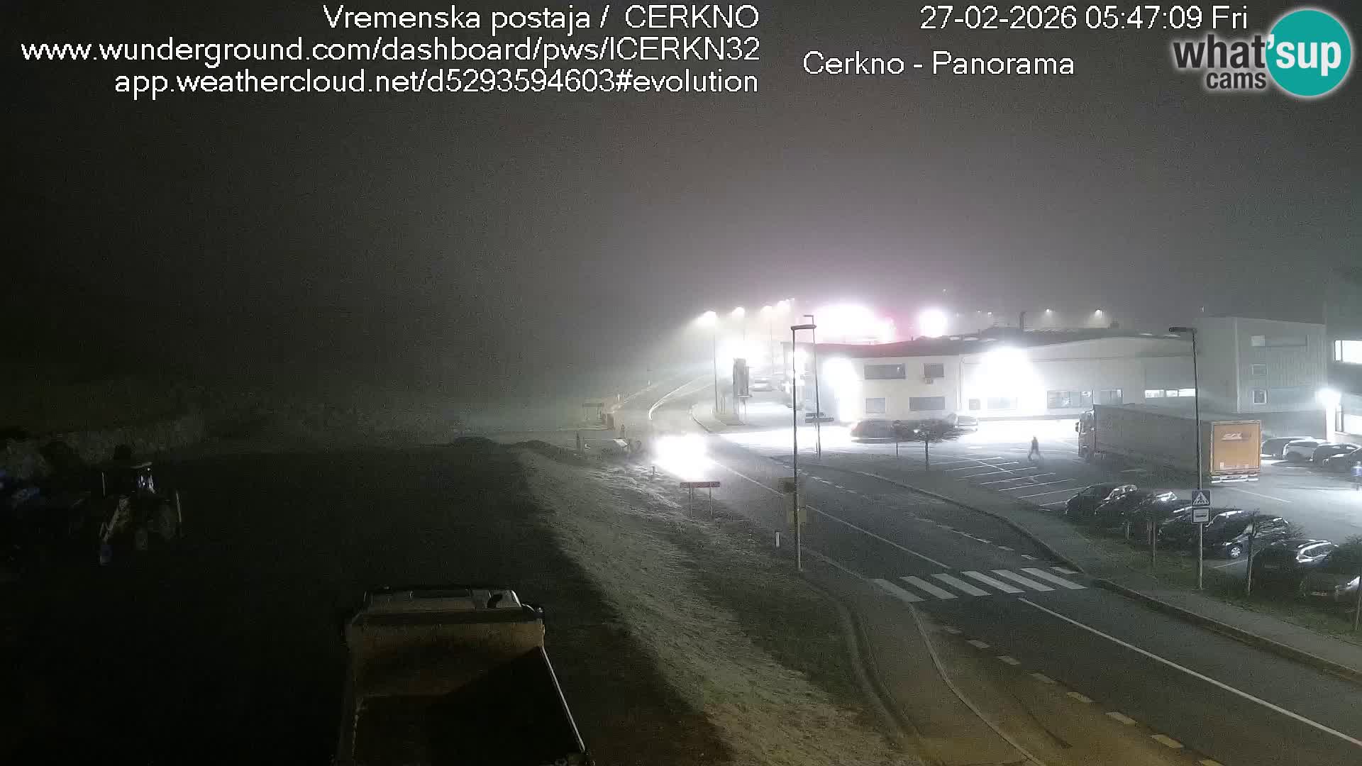 Webcam en direct – Entrée de la ville de Cerkno