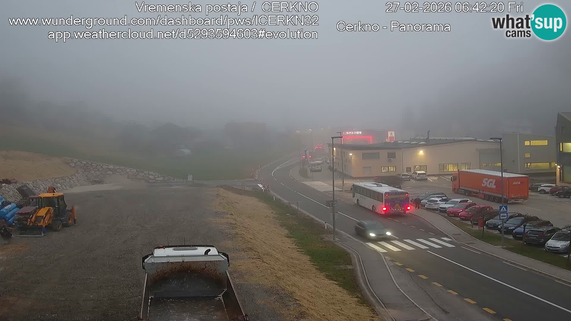 Cerkno ulaz u grad – Kamera uživo