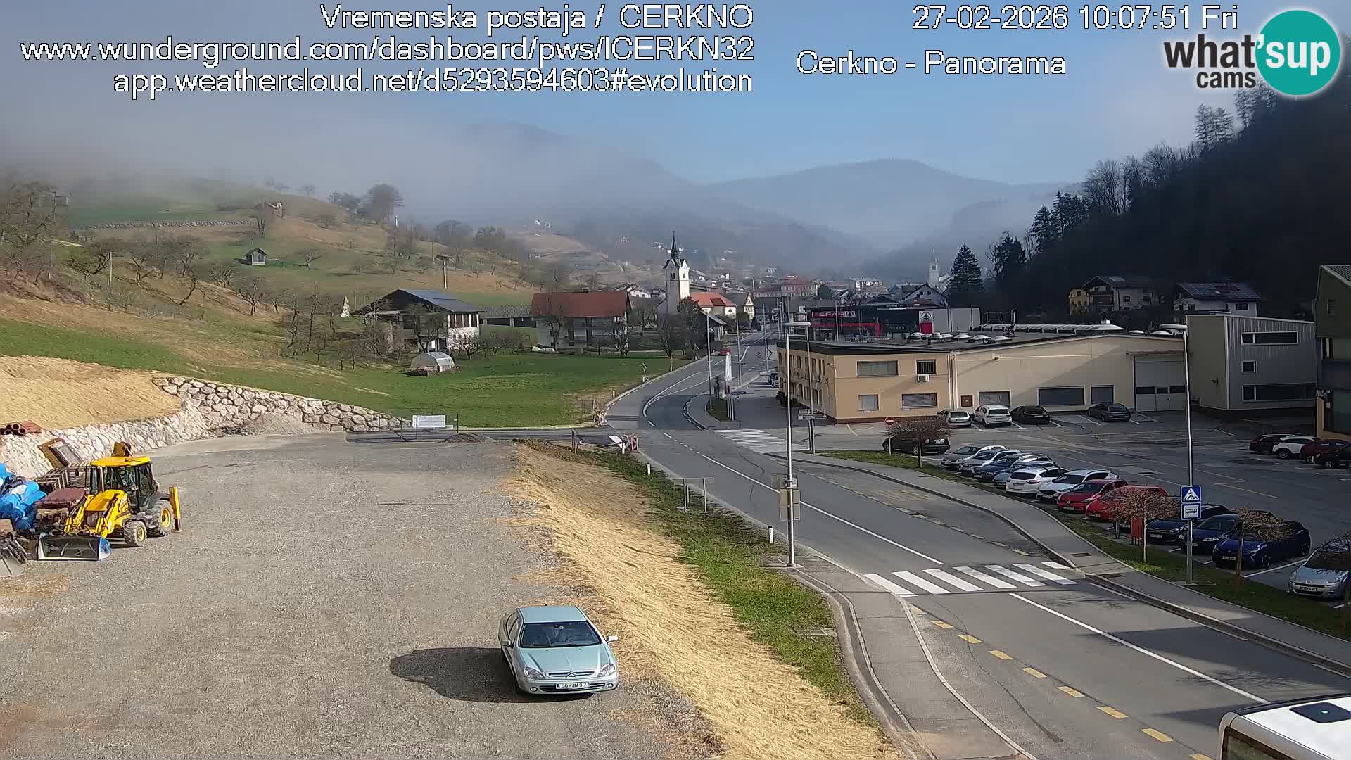 Cerkno ulaz u grad – Kamera uživo