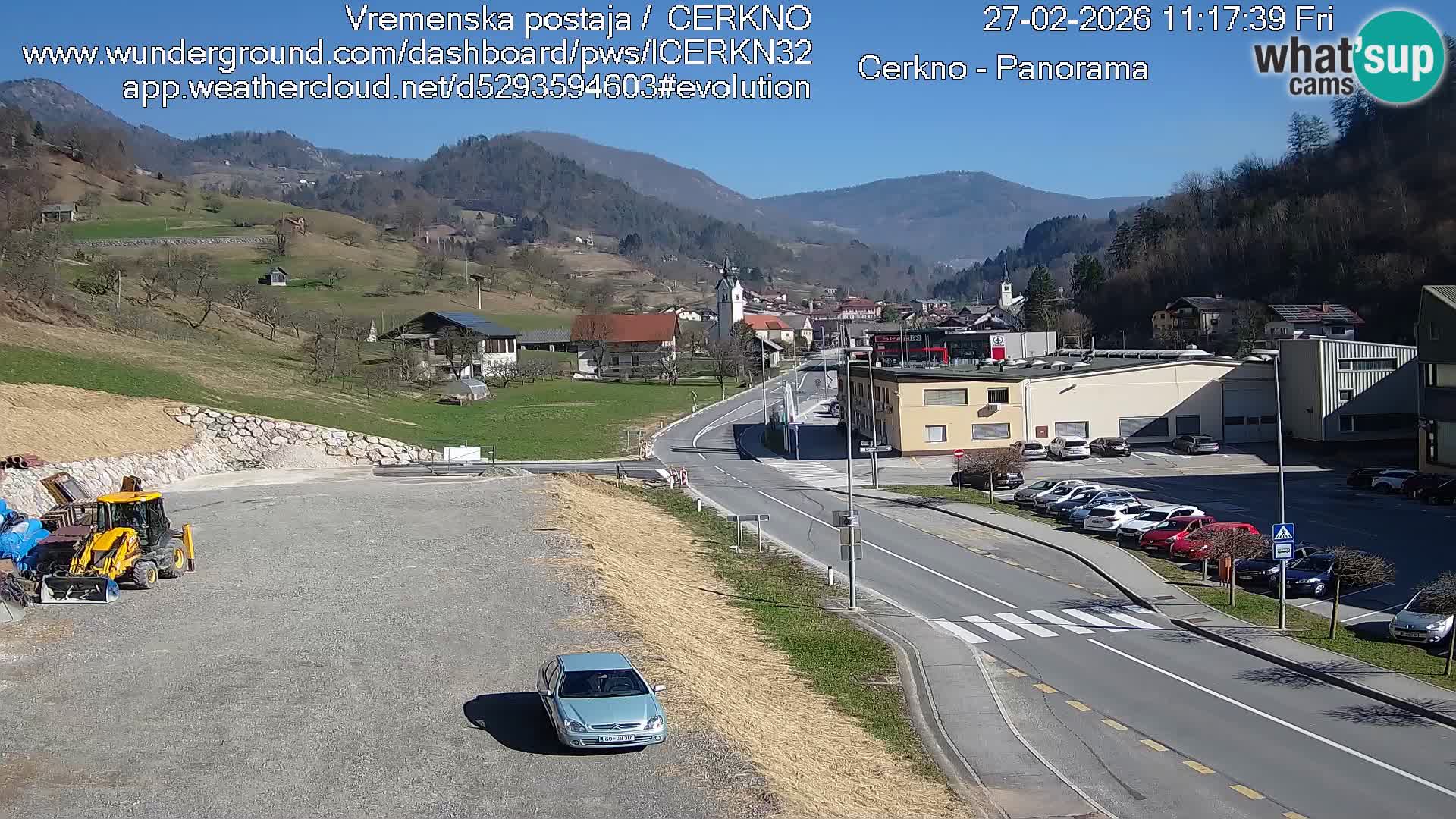 Cerkno Stadteingang Live-Webcam