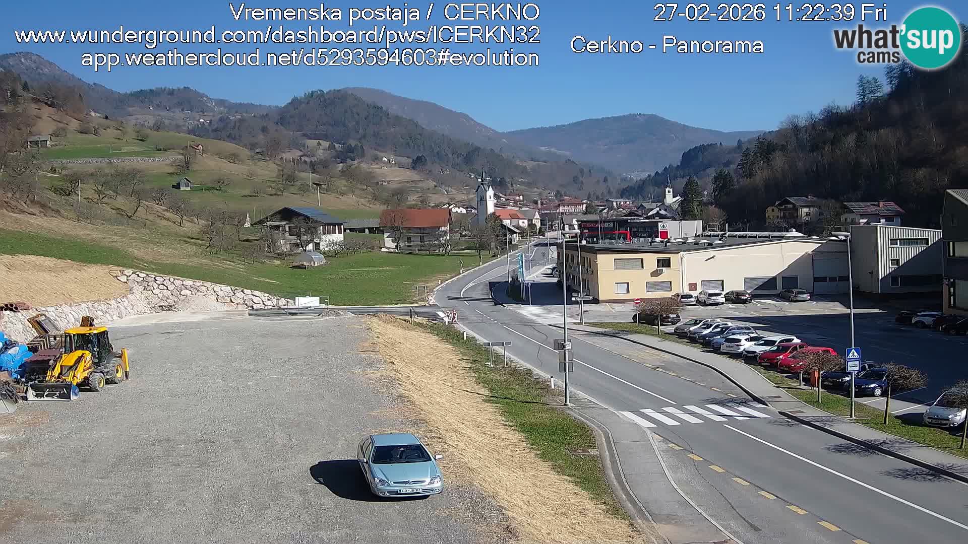 Cerkno ulaz u grad – Kamera uživo