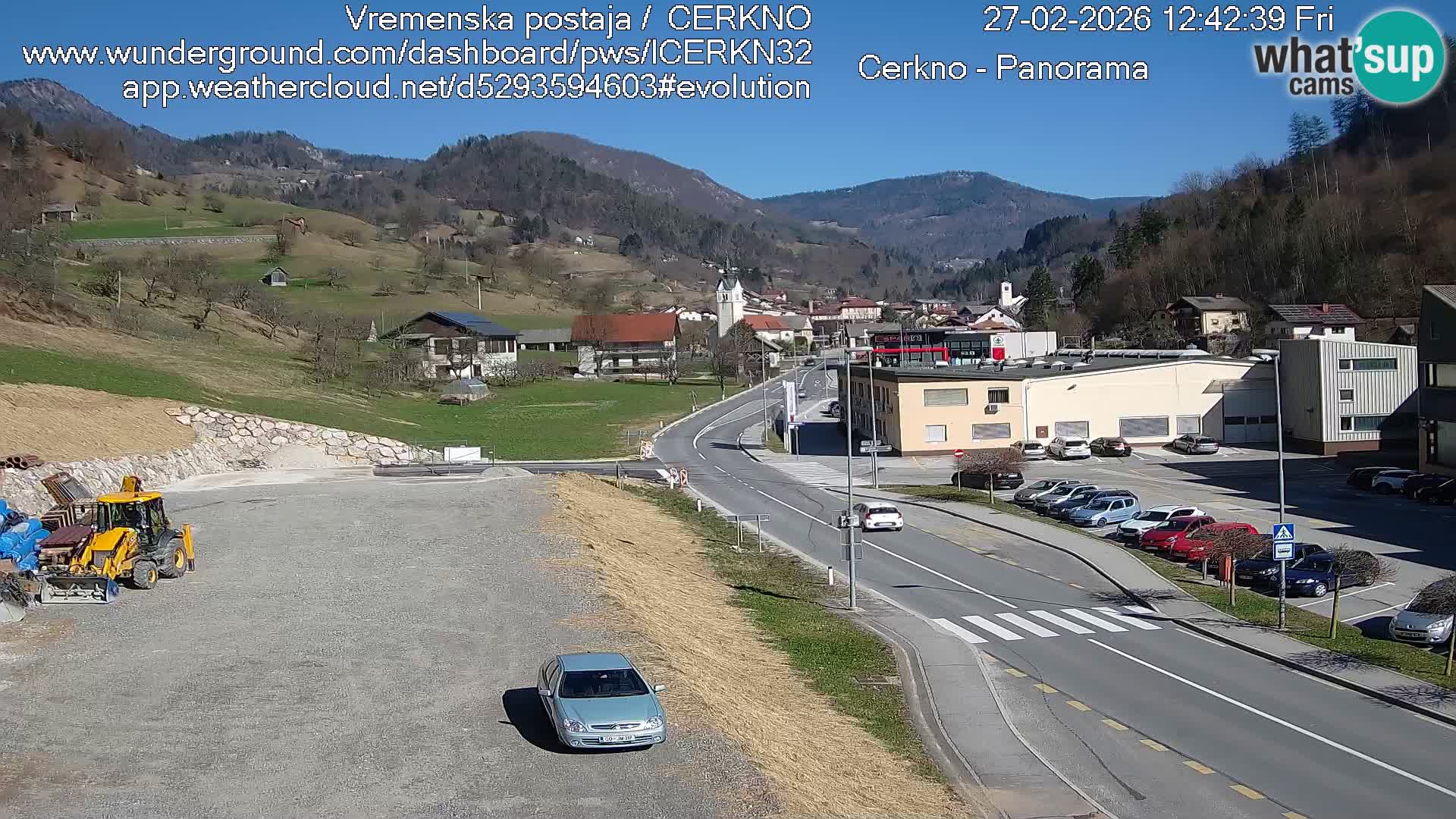 Cerkno Stadteingang Live-Webcam