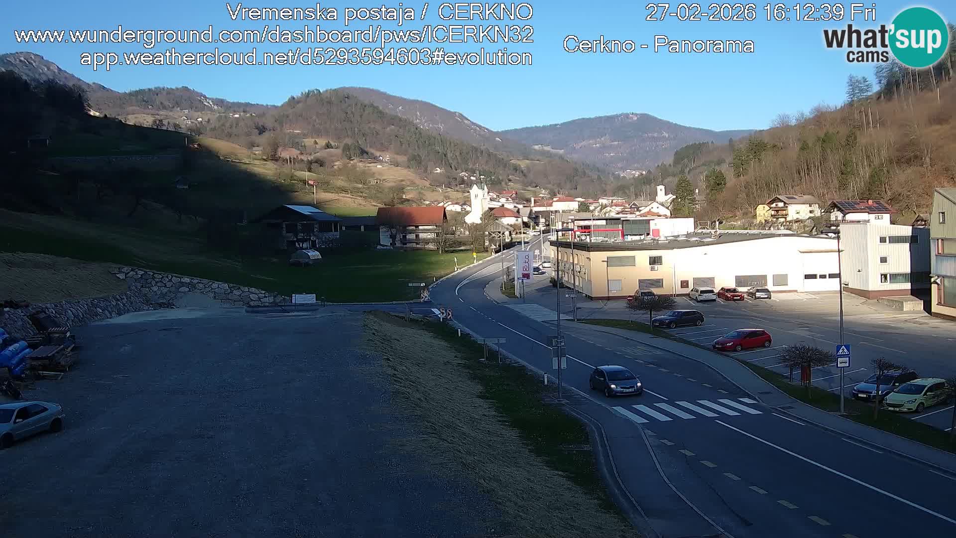 Webcam Ingresso Città di Cerkno