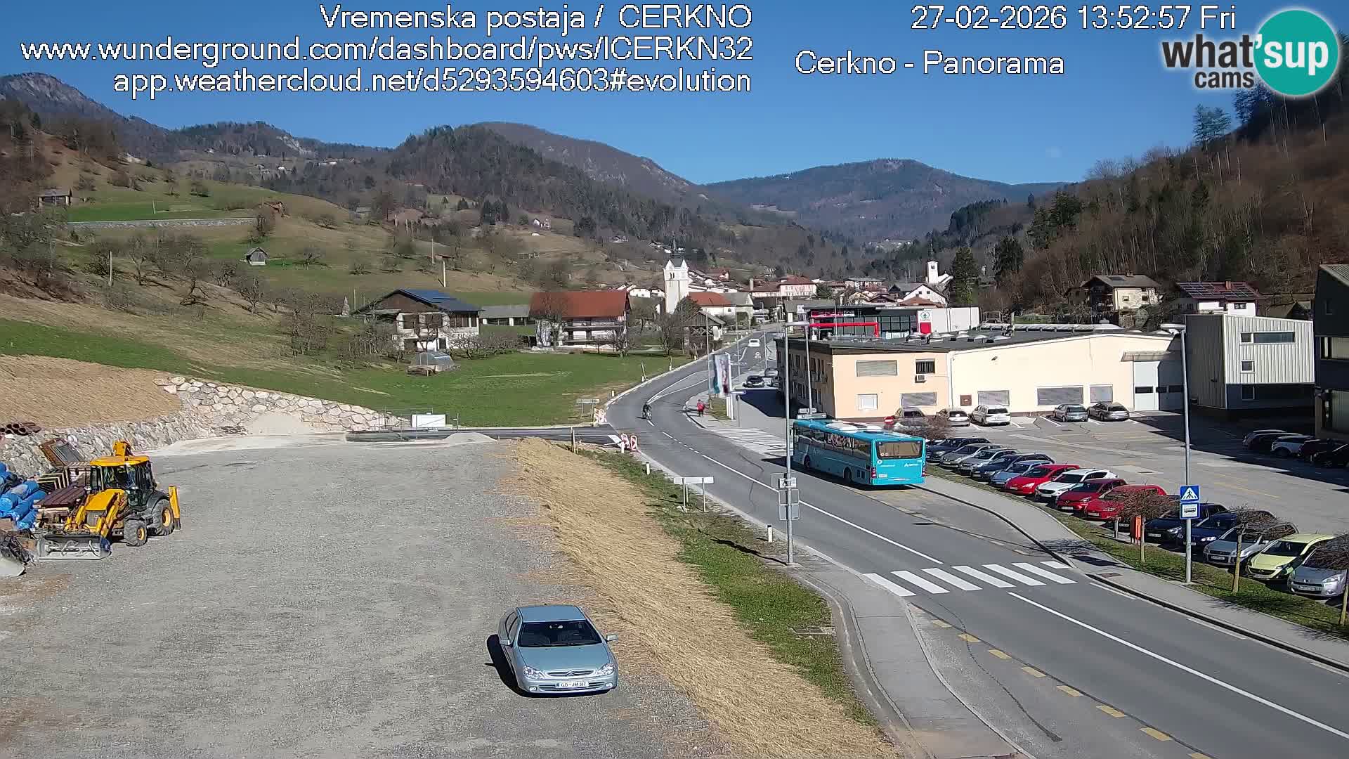 Cerkno ulaz u grad – Kamera uživo