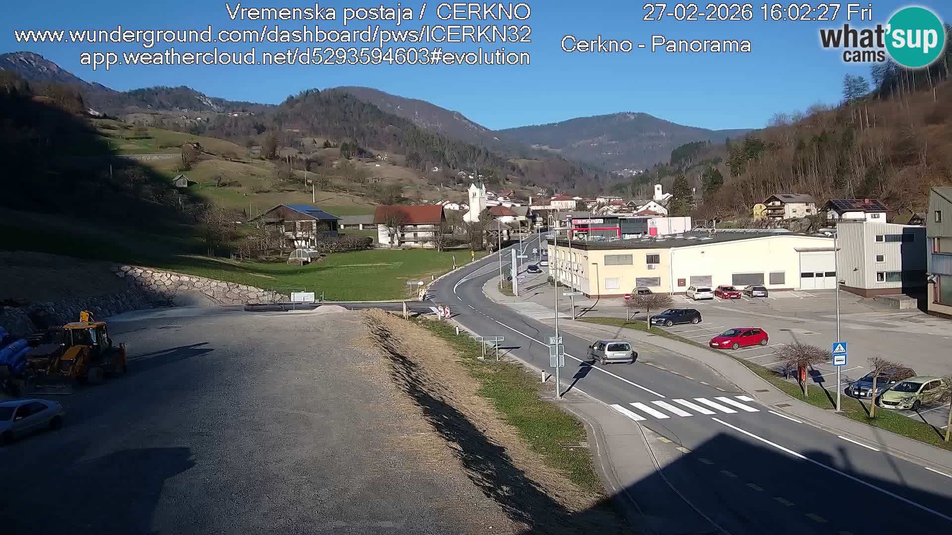 Cerkno Stadteingang Live-Webcam