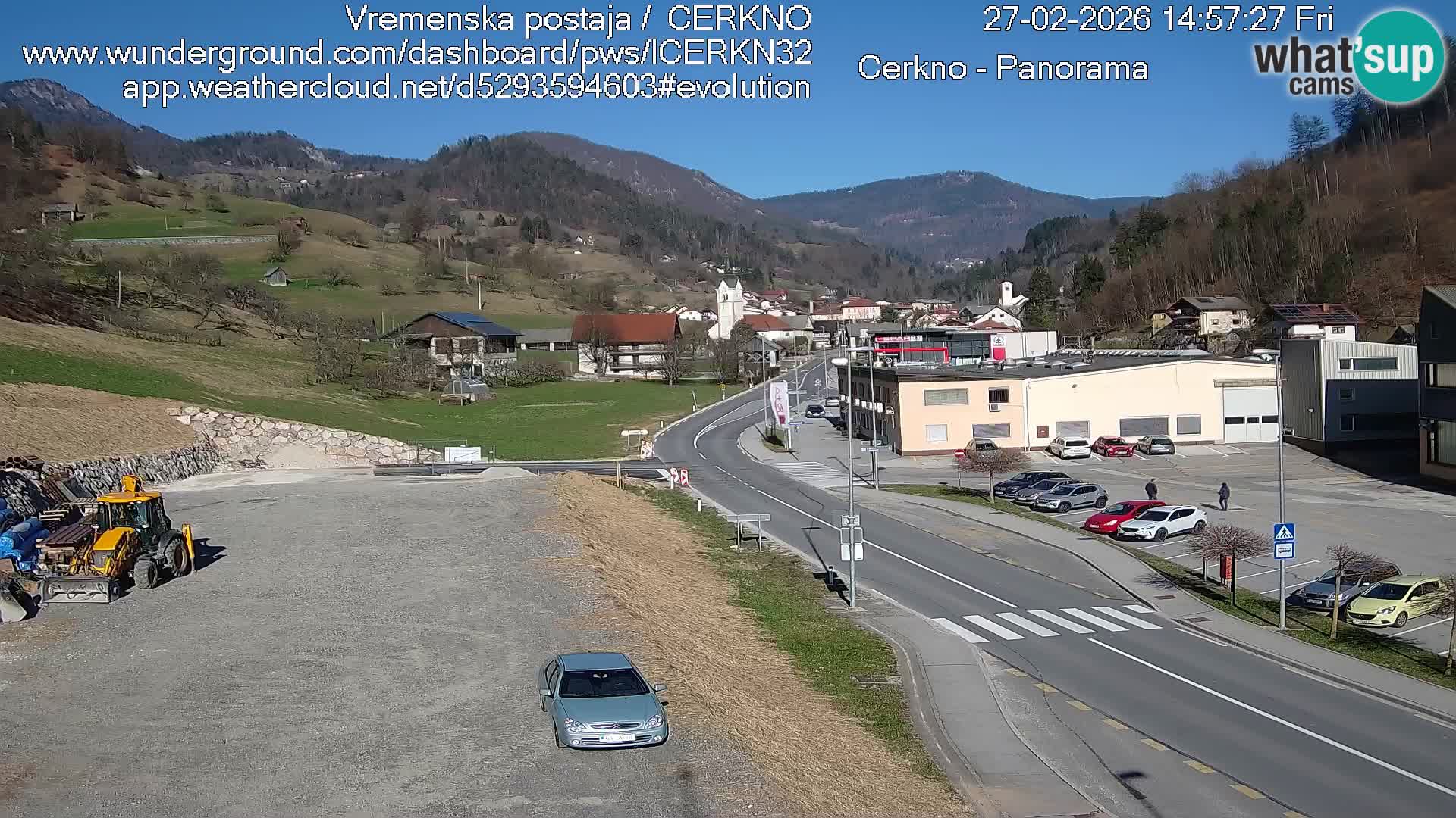 Cerkno ulaz u grad – Kamera uživo