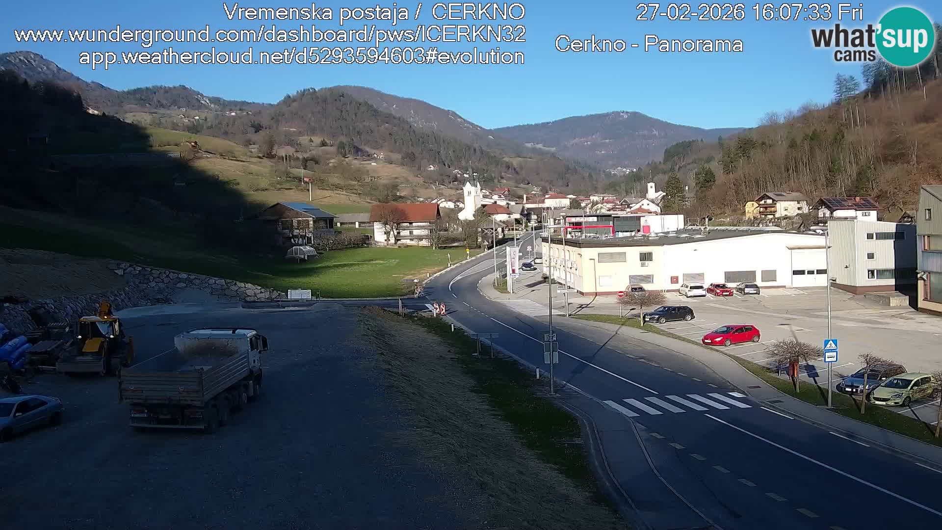 Cerkno ulaz u grad – Kamera uživo