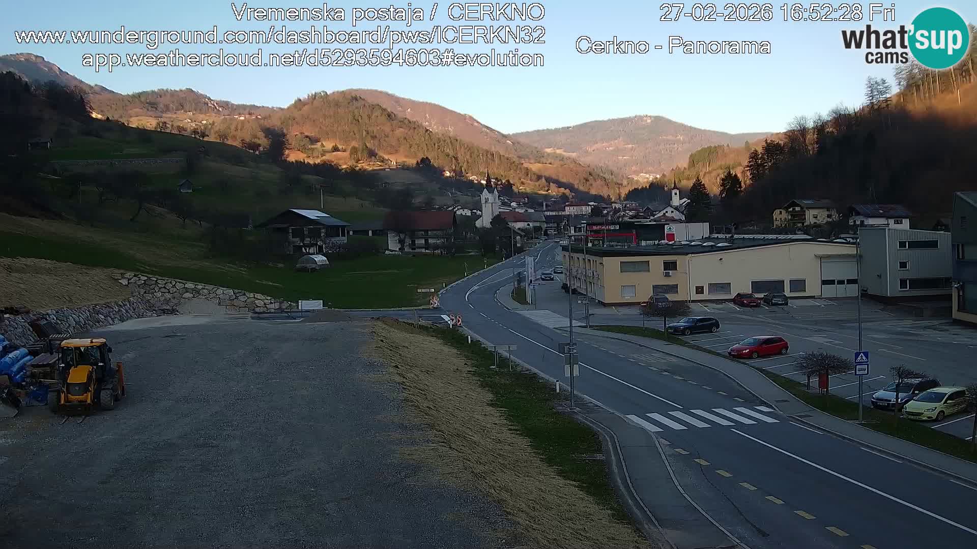 Cerkno Stadteingang Live-Webcam