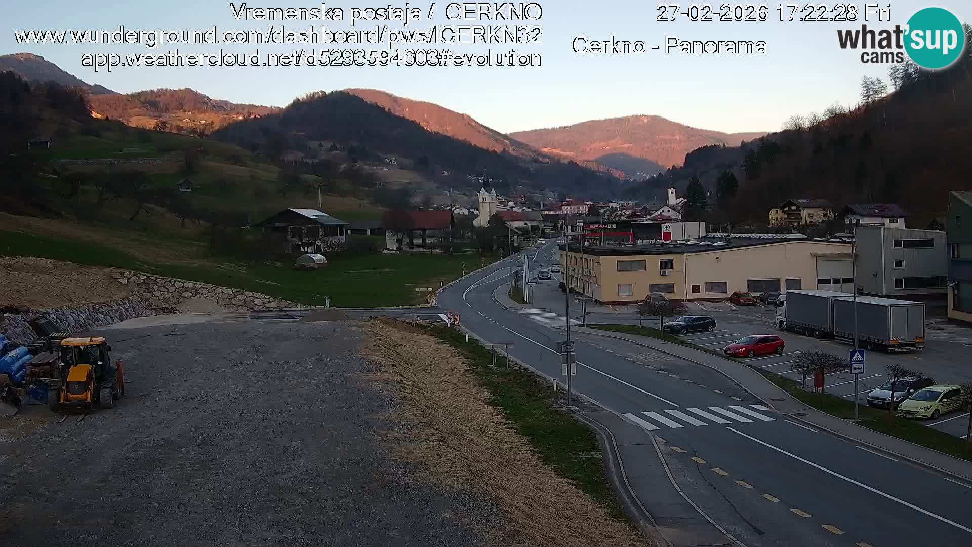 Cerkno Stadteingang Live-Webcam