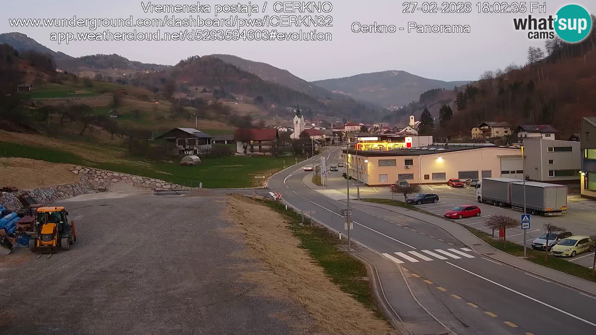 Cerkno Stadteingang Live-Webcam