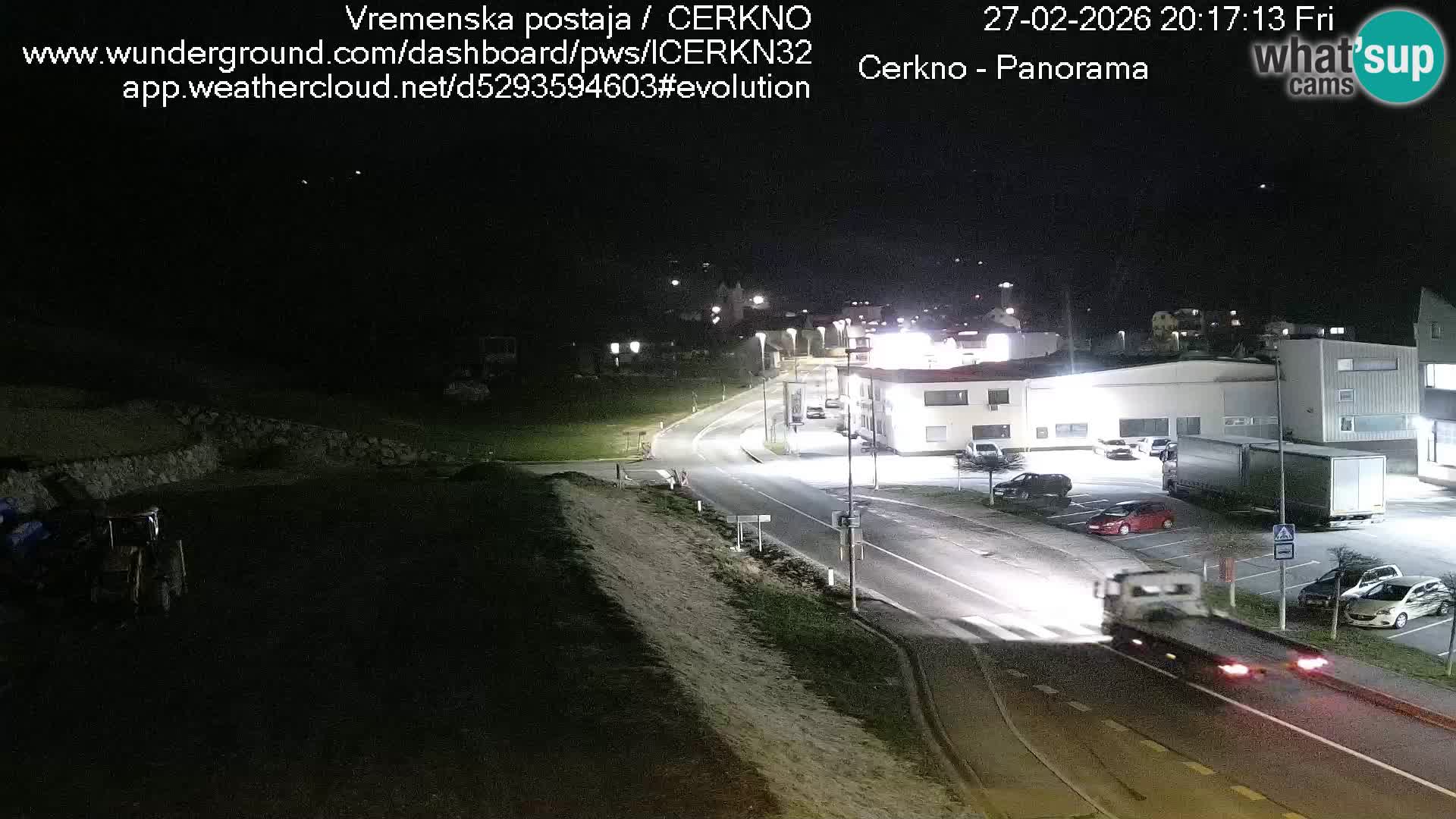 Cerkno ulaz u grad – Kamera uživo