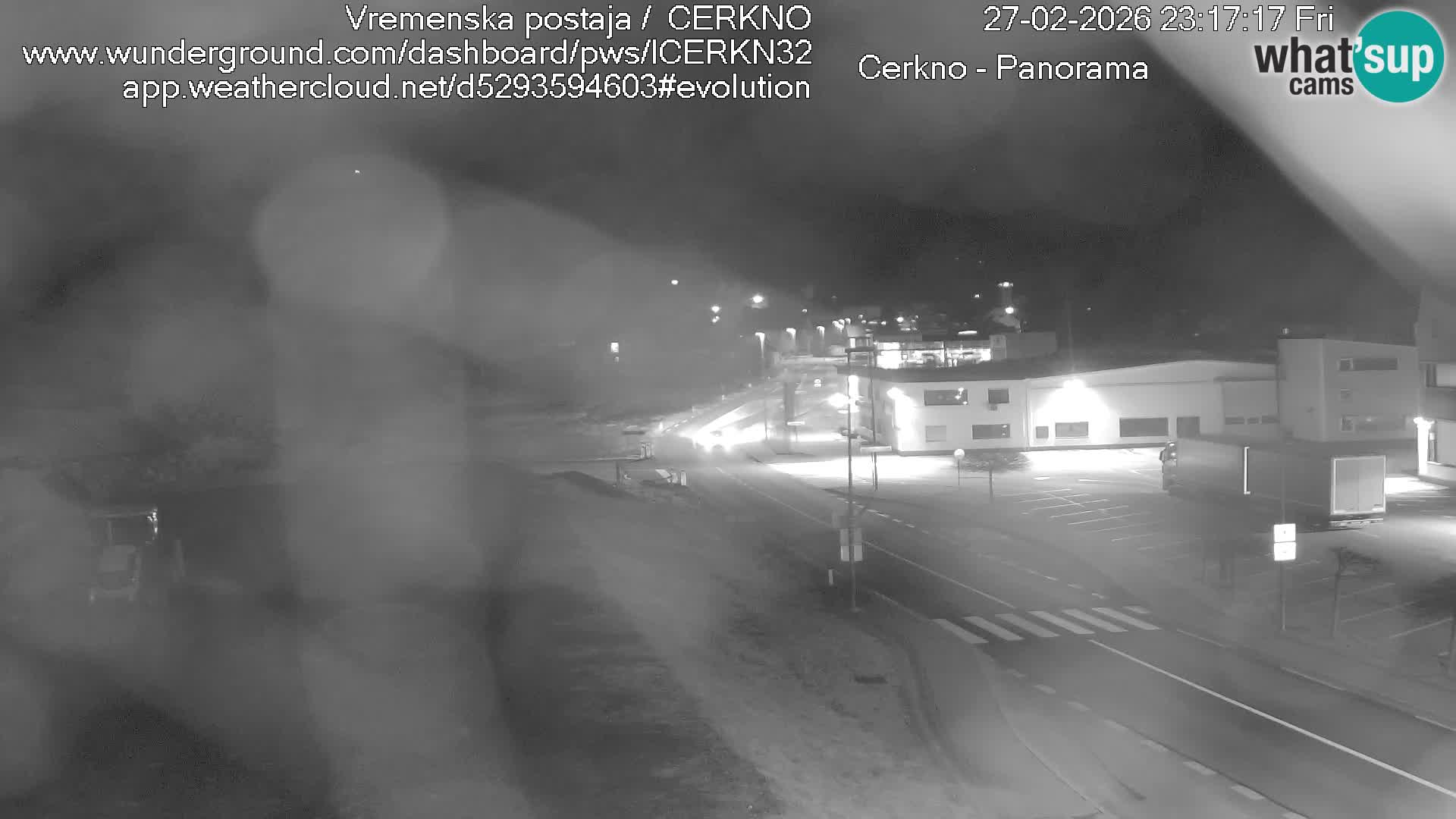Webcam en direct – Entrée de la ville de Cerkno